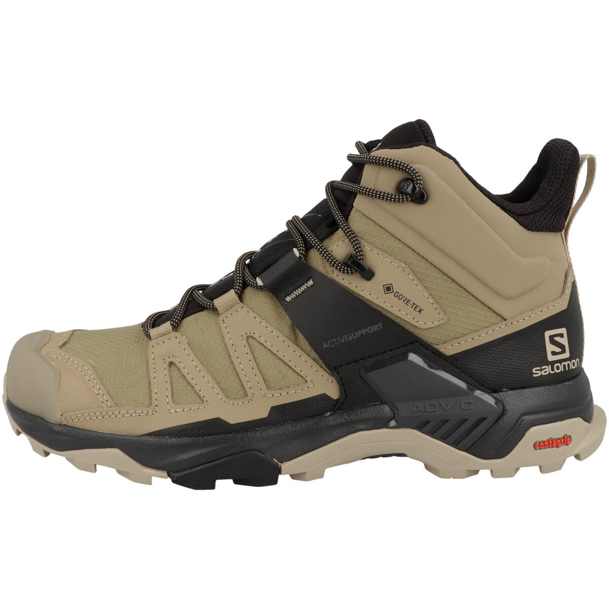 Salomon X Ultra 4 Mid GTX Shoes Men, czarny/oliwkowy UK 12 | EU 47 1/3 2021 Trapery turystyczne L41294100-12