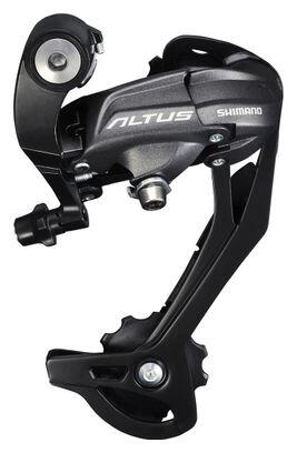 SHIMANO Przerzutka tylna Altus RD-M370 czarny / Ilość biegów: 9 / Mocowanie: rama z hakiem ERDM370SGSL