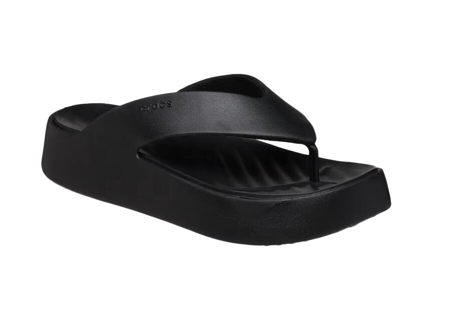 Sandały CROCS GETAWAY PLATFORM FLIP Czarny