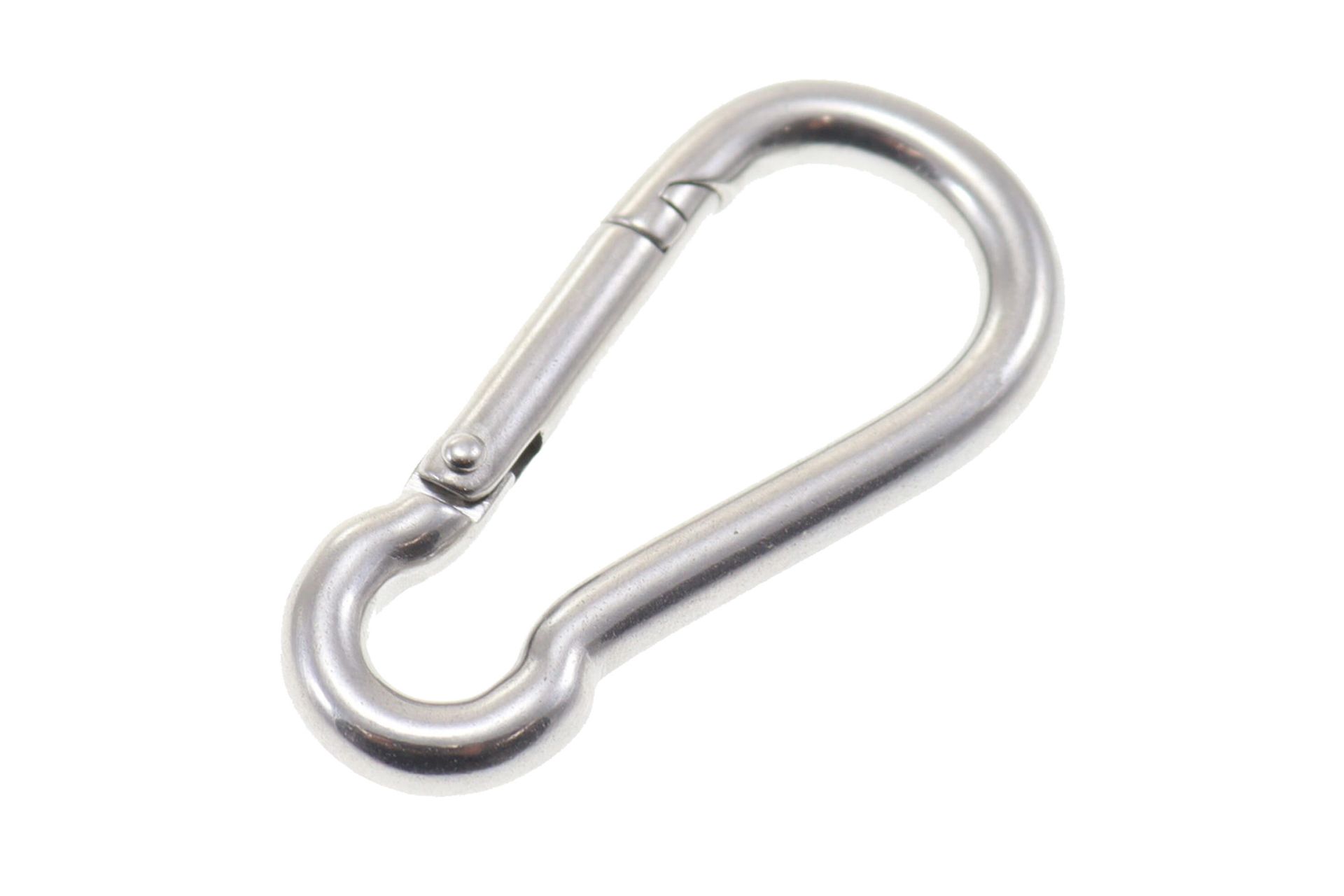 Mil-Tec - Karabinek Stalowy - US Oval - 80 mm - 15924080