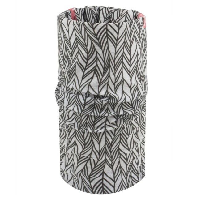Bandana SINNER Irr. Lines, czarna, unisex
