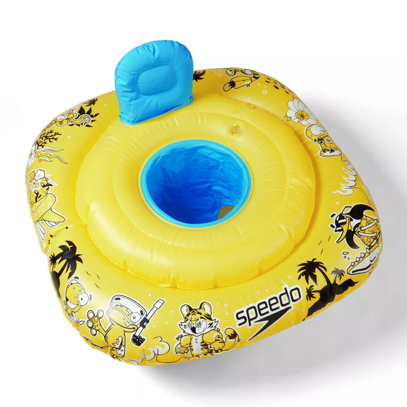 Akcesoria dmuchane Speedo Swim Seat 1-2 Iu bright yellow/black/azure blue