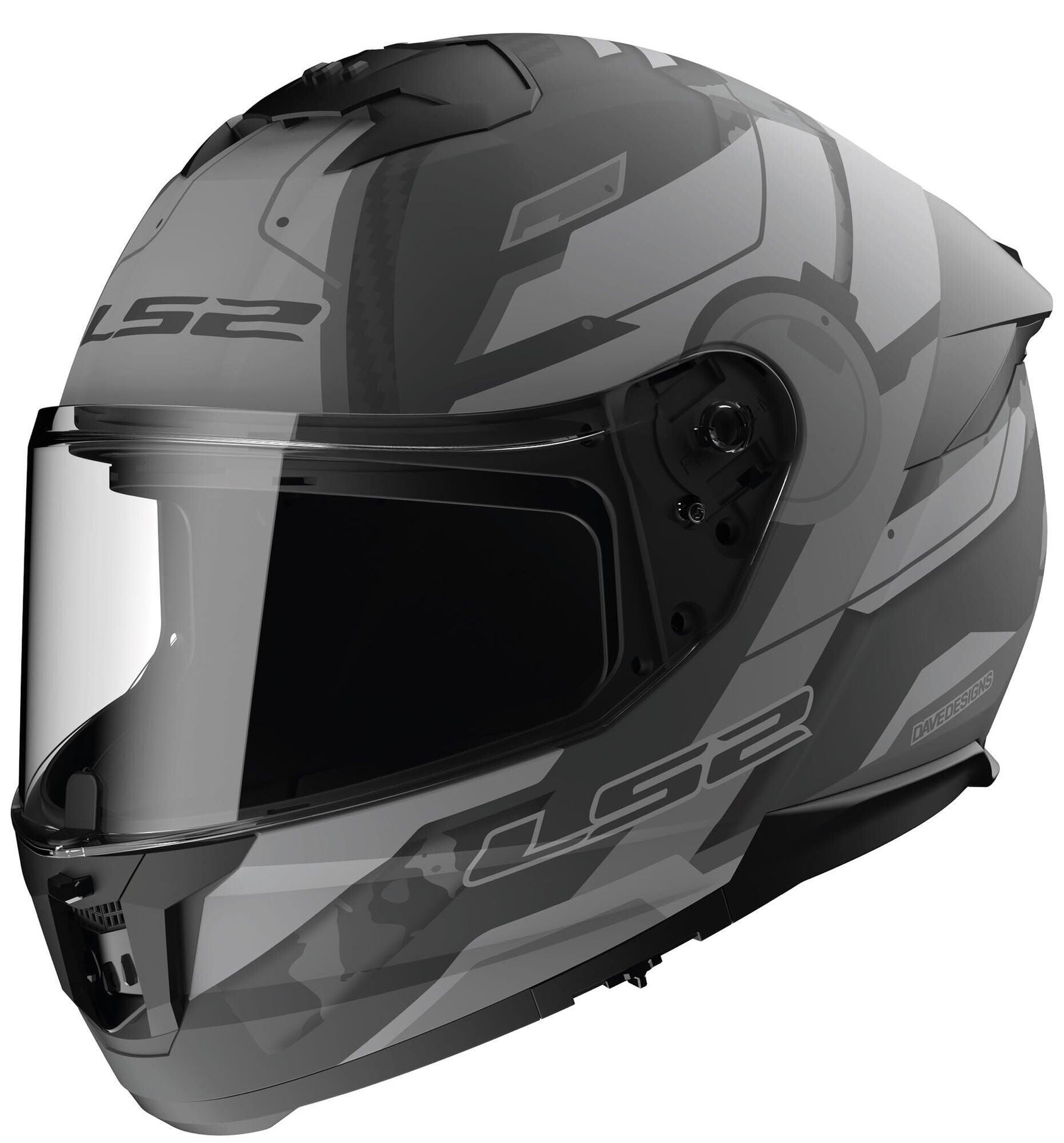 Kask Ls2 FF808 Stre.II Shadow XL Szary Mat