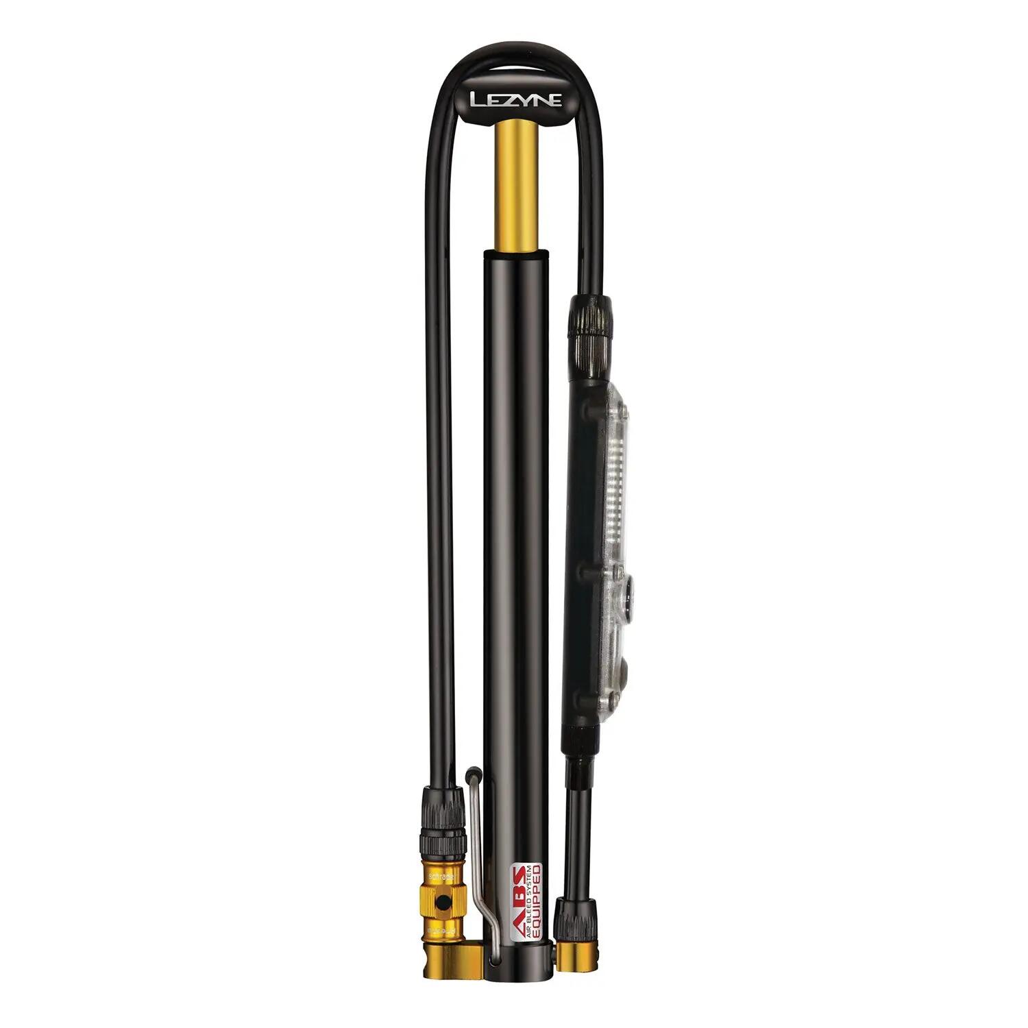 Lezyne CNC Micro Floor Drive HPG 160psi błyszczący, 30, 0 cm, 1-MP-mfdr-v204hpg Mini pompka, czarna, 30,0 cm 1-MP-MFDR-V204HPG