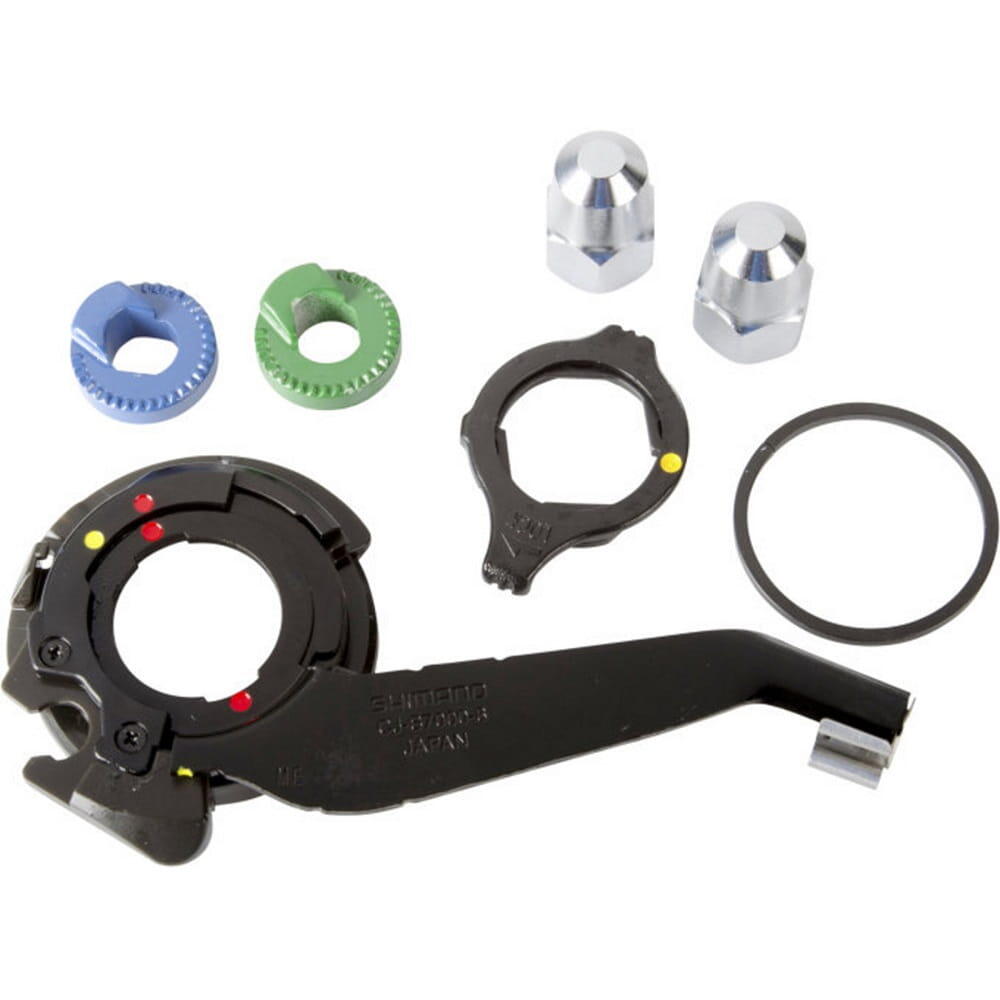 Shimano alfine SG-S7000 alfine Hub Components, NON-Turn Washers (8R/8L), Cap Nuts and CJ-S7000 ISMS700080001