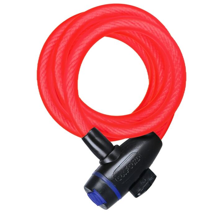Oxford OXFORD kabel zapięcie rowerowe, czerwony, nie dotyczy 590-OF249