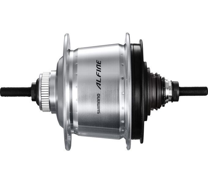Shimano hamulec przekładnia piasta tylnego koła alfine 8-biegowy SG-s7001 8 tarcze do 8-biegowa CL Disc Brake Piasta Srebrny otworów 135 X 187 m. Rotor aufn. Nr art. i-sgs700 18as ISGS70018AS