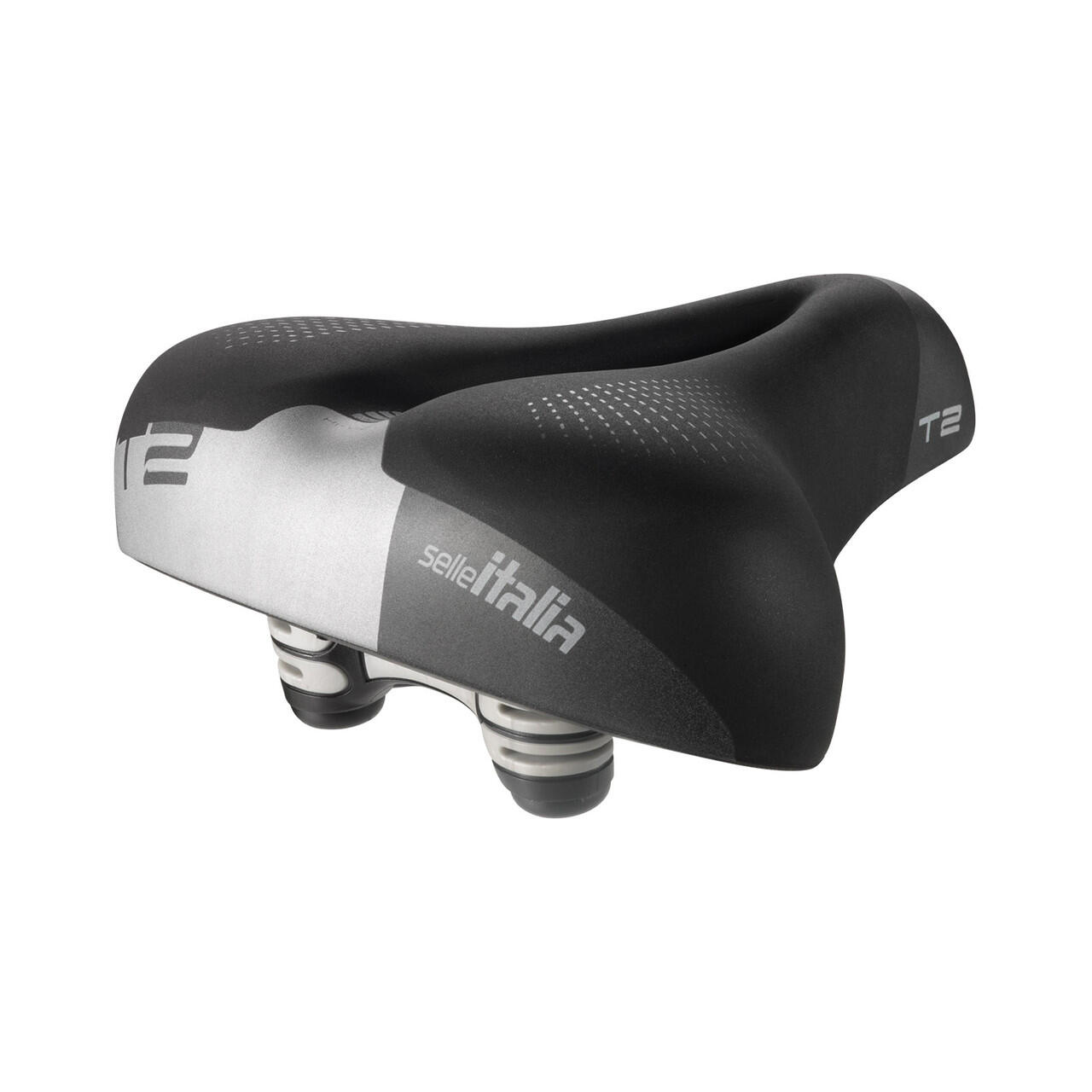 Selle Italia Italia Siodło ITALIA TOURING T 2 FLOW S id match L2 Fec Alloy 7x9 soft-tek czarne NEW 309596-uniw