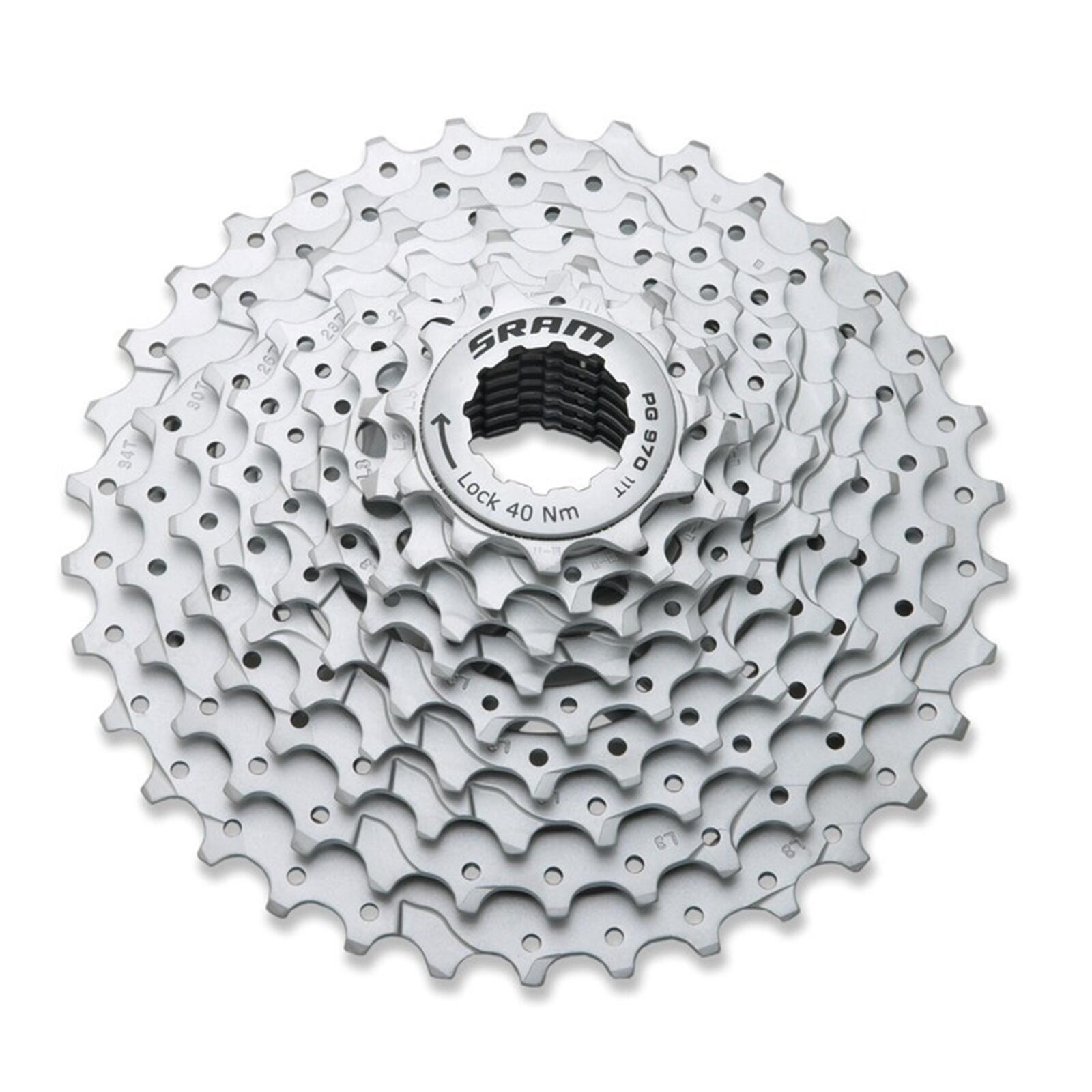SRAM Kaseta PG-970 srebrny / Ilość biegów: 9 / Stopniowanie: 11-32 SA200393