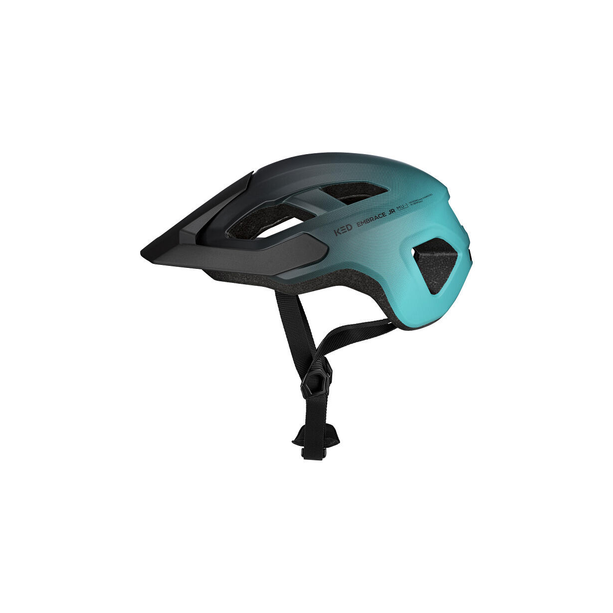 Dzieci - kask rowerowy Embrace Jr. Teal Black Matt