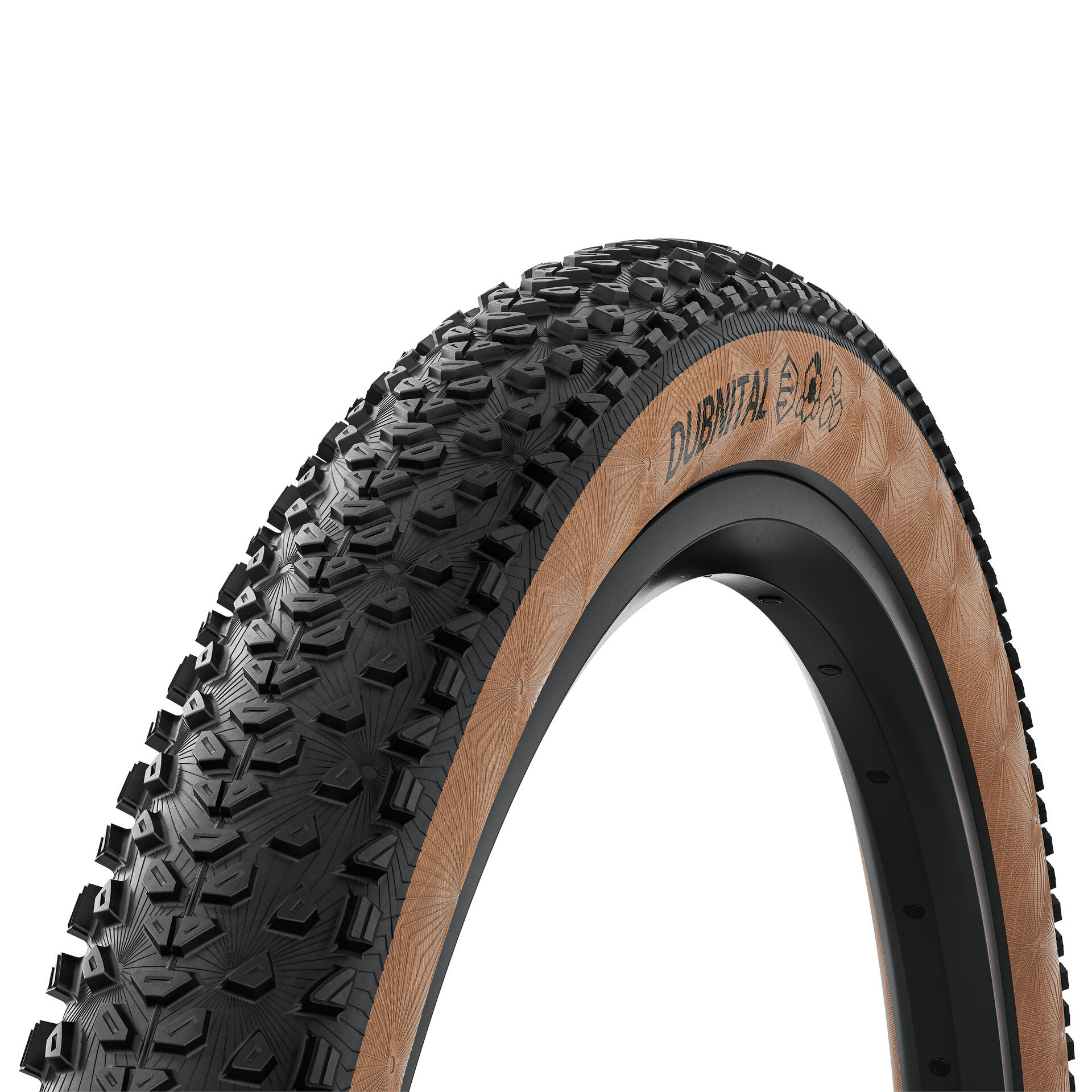 Opona rowerowa MTB „Dubnital”, 29x2,40” 60-622 czarna/przezroczysta