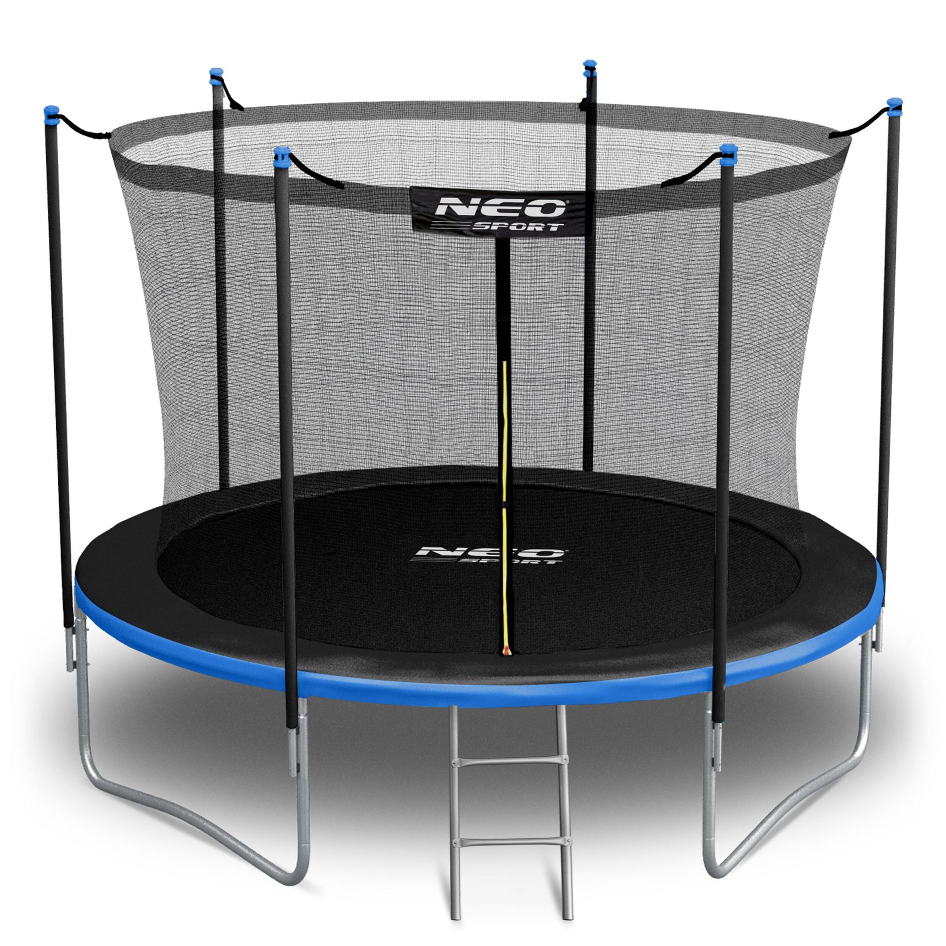 NeoSport Trampolina ogrodowa 8ft/252cm z siatką wewnętrzną i drabinką