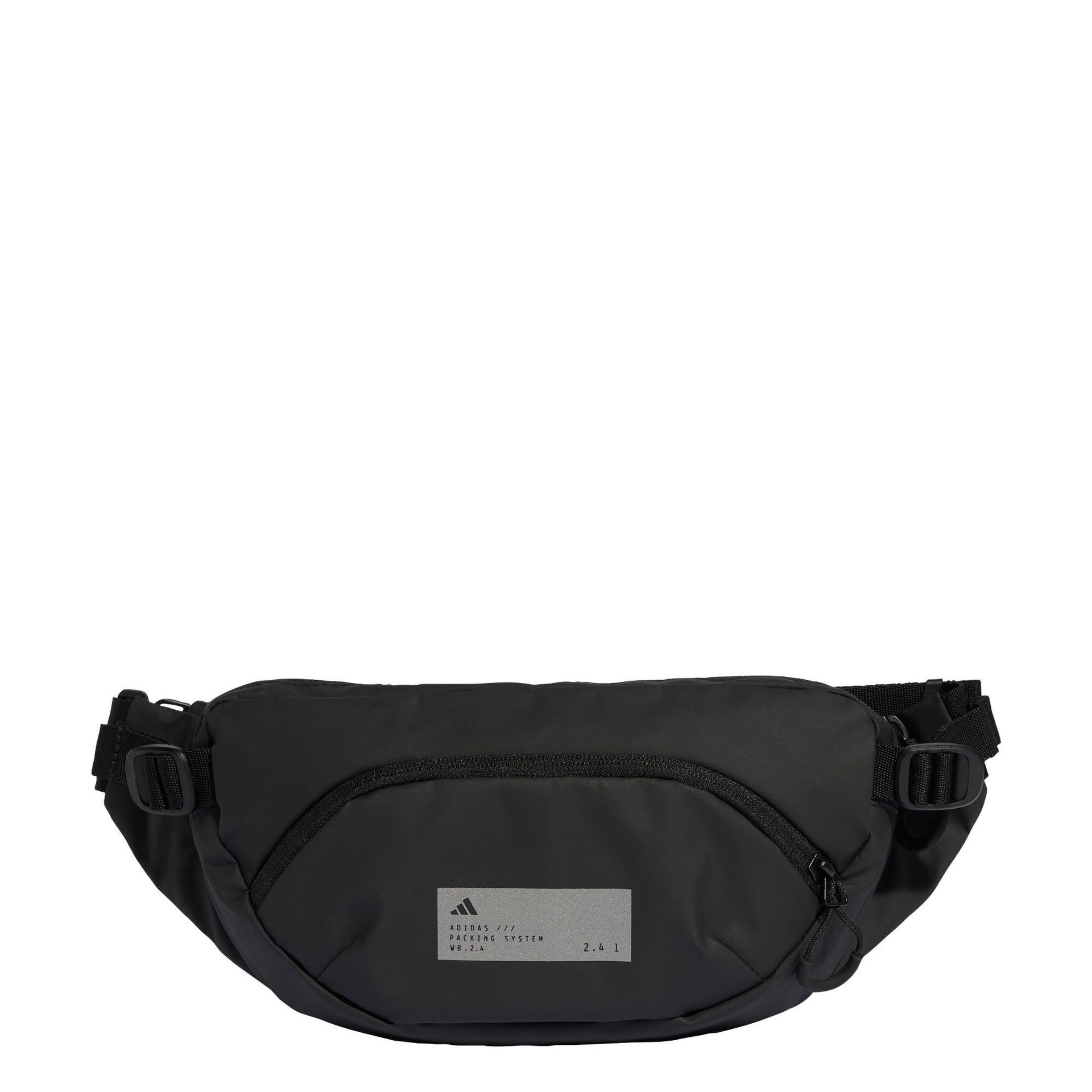 adidas uniseks-volwassene ADIDAS HYBRID WAISTBAG, black/REFLECTIVE SILVER, One size