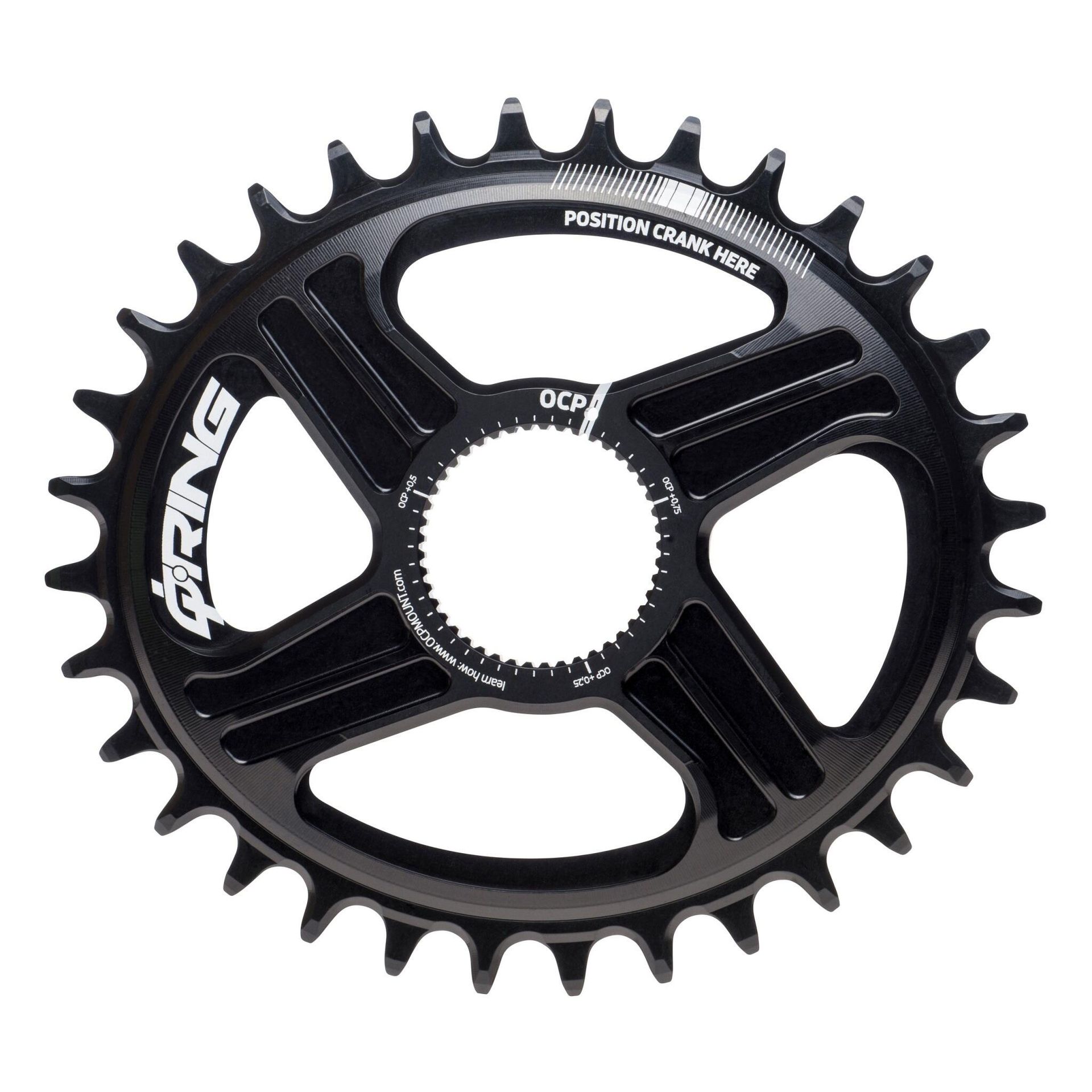 rotor Wirnik Q Direct Mount QX1 Q-ring zęby rhawk/rraptor bezpośredniego montażu, czarna, 34 ROCRQDMHARA34B