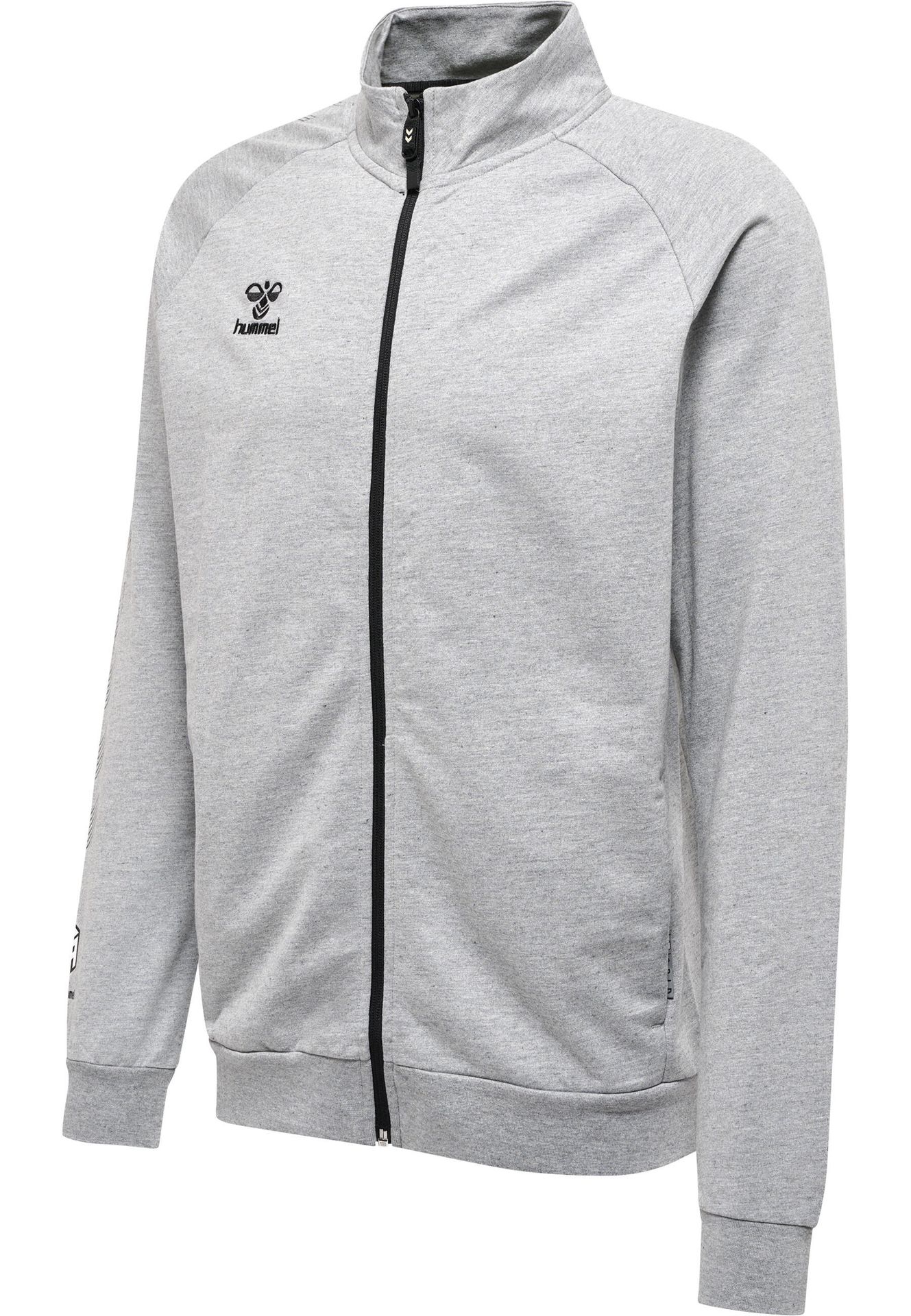 Zapinana na zamek bawełniana bluza dresowa Hummel Move Grid
