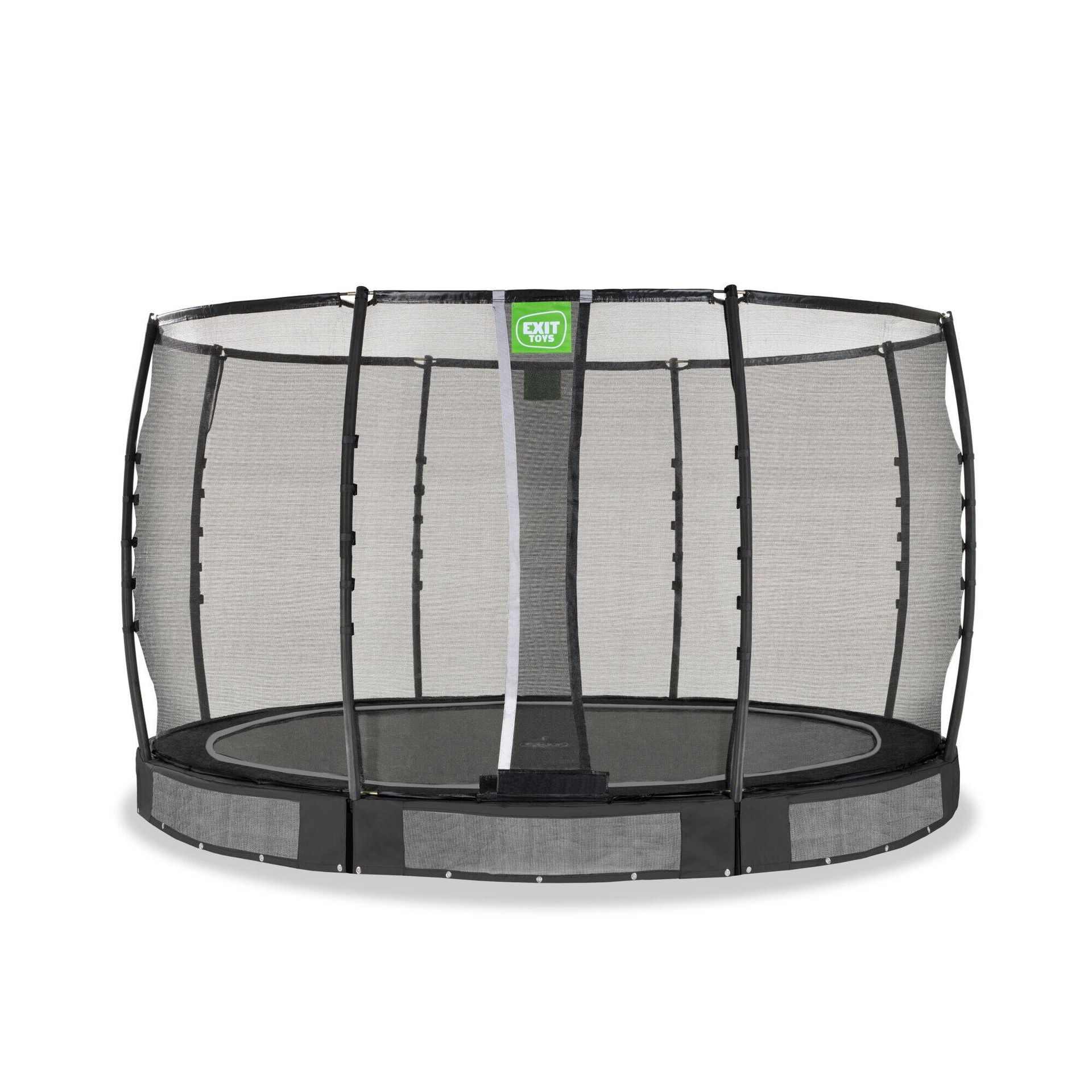 Exit Trampolina naziemna Allure Premium ø366cm czarna