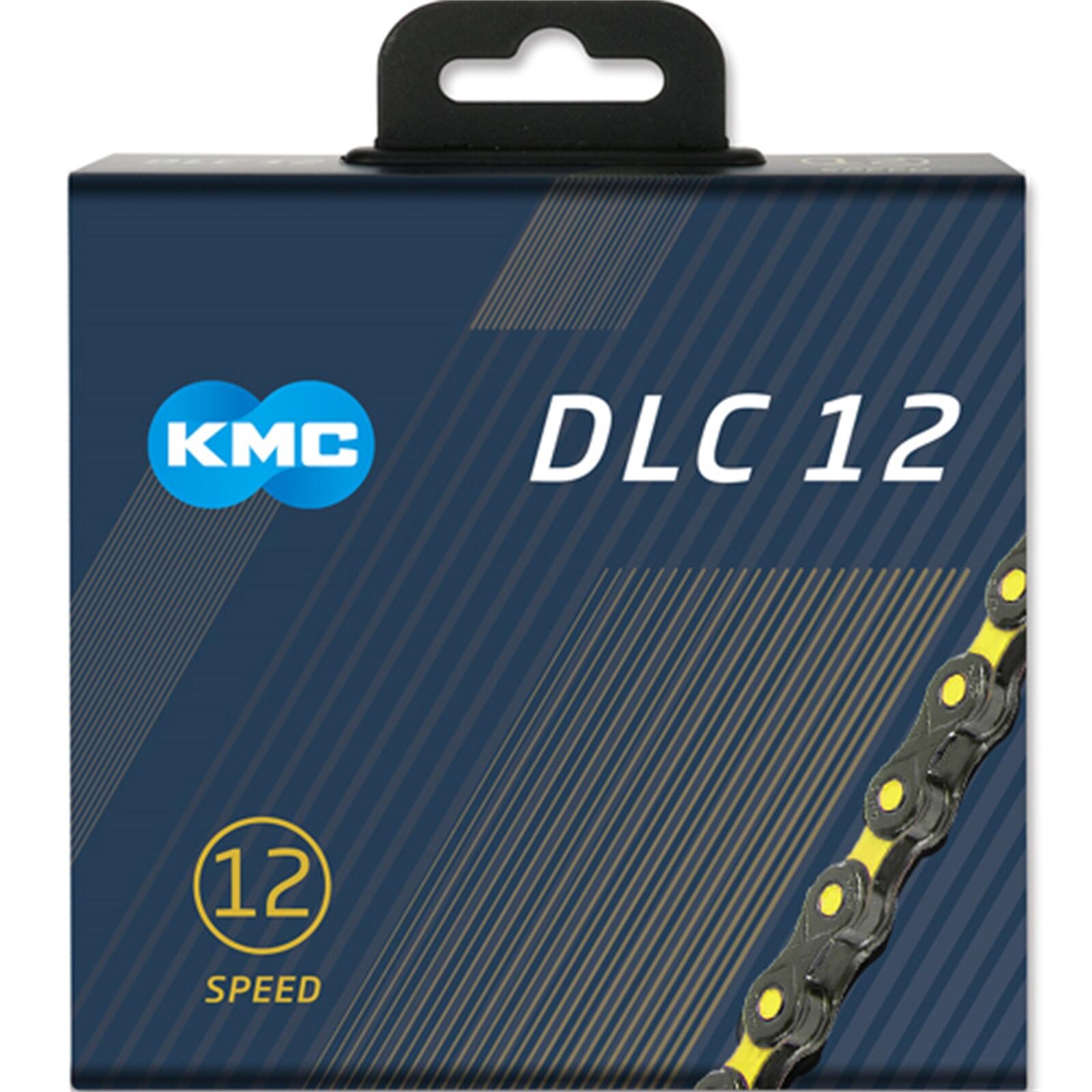 Łańcuch Rowerowy Dlc12 Czarny/Żółty 126 Ogniw