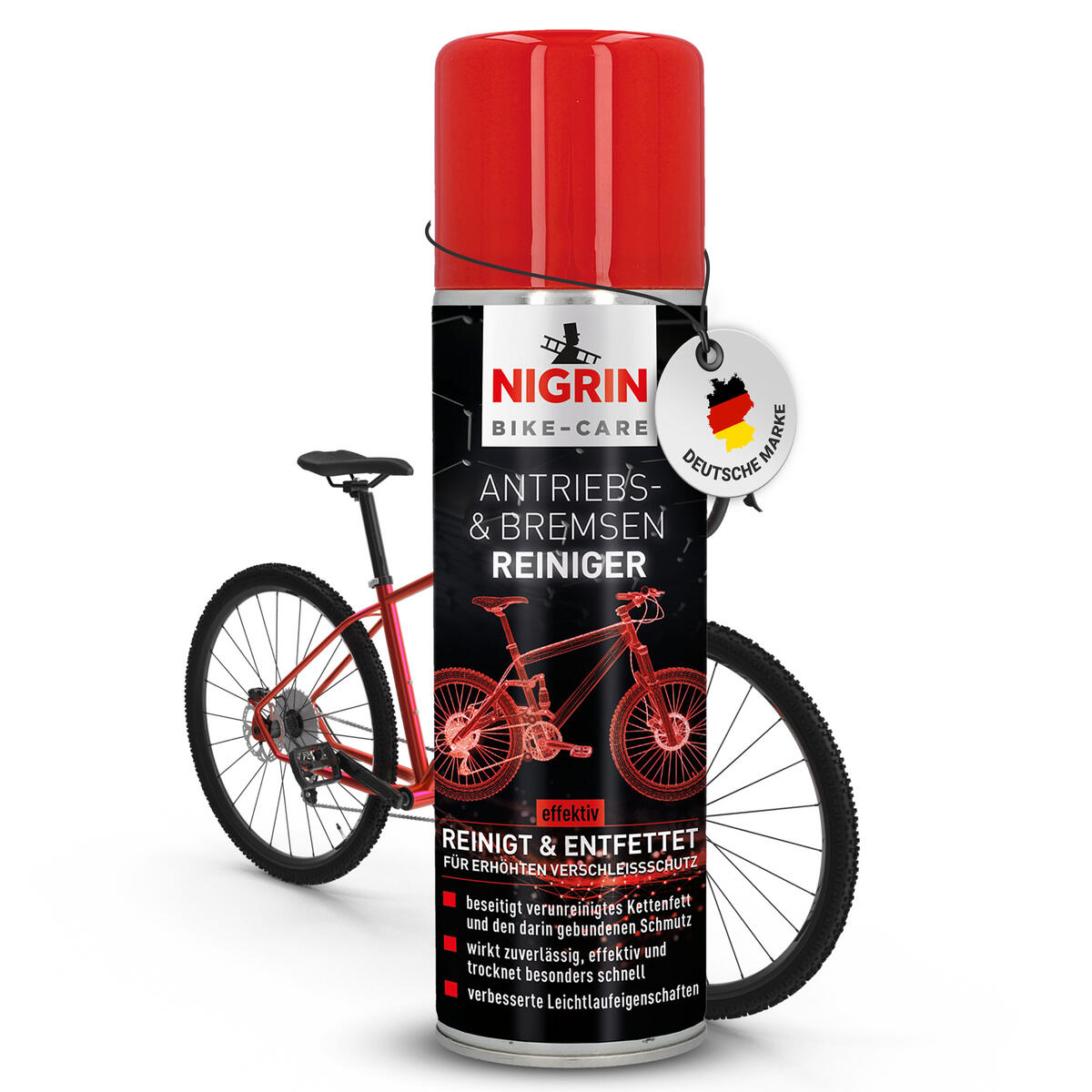 Nigrin środek do czyszczenia łańcuchów rowerowych, 300 ML, 60250 60250_300 ml