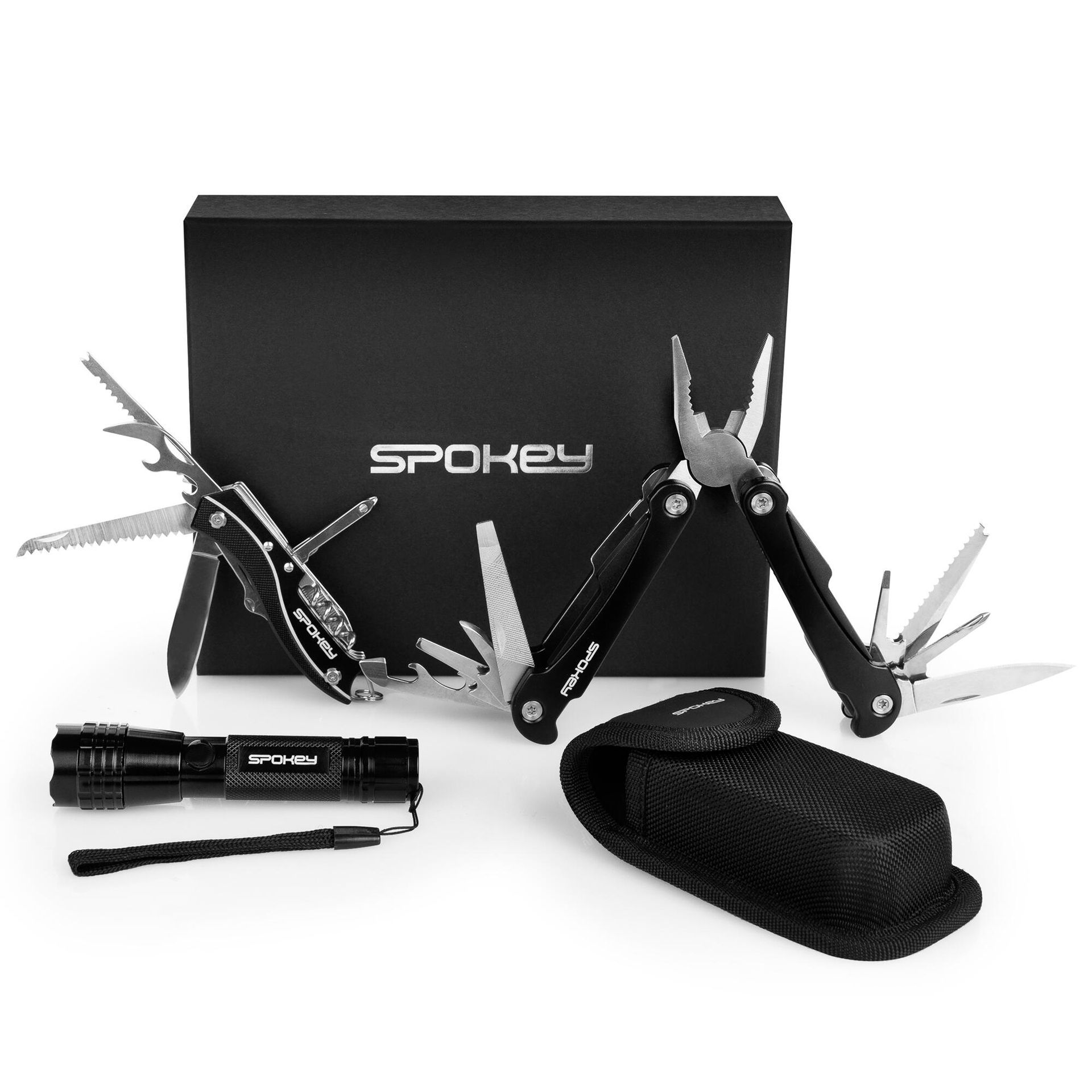 Zestaw Dla Niego Multitool scyzoryk latarka+GRAWER