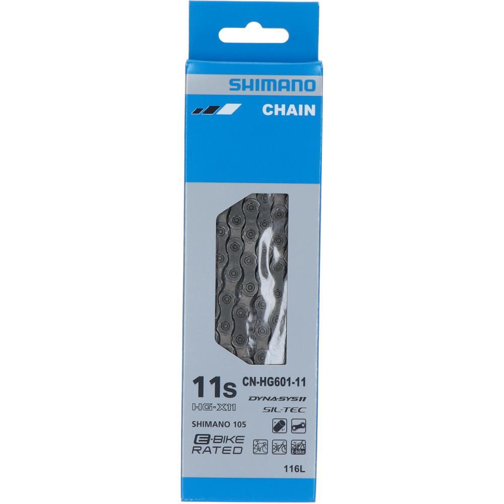 SHIMANO Łańcuch 105 / SLX CN-HG601 / Ilość biegów: 11 / Ilość ogniw: 116 / Wersja opakowania: standard ICNHG60111116