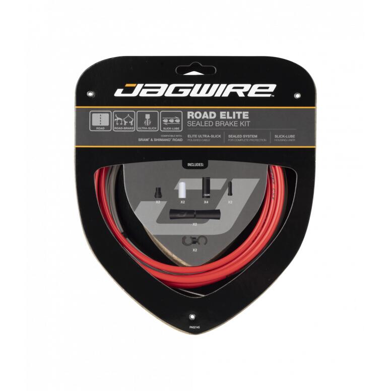 Jagwire Road Elite Sealed Zestaw linek hamulcowych, red 2021 Linki i osłonki hamulcowe 18019434