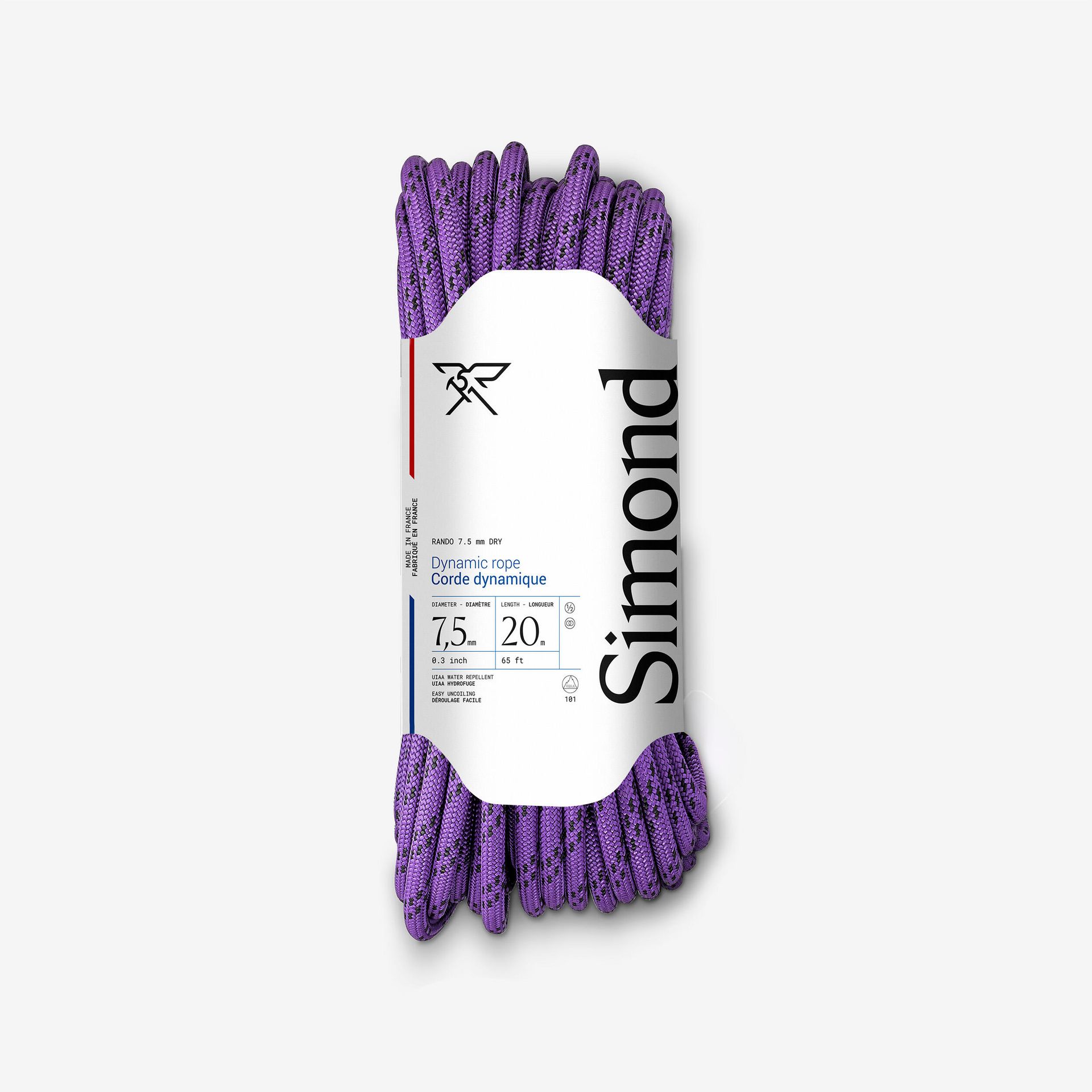 Lina połówkowa Simond Rando Dry 7,5 mm x 20 m