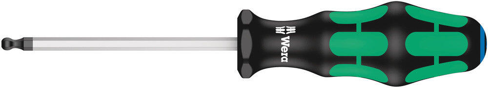 Wera Wkrętak (śrubokręt) warsztatowy sześciokątny (imbusowy) 3,0x100 mm, z kulką (5022805001)
