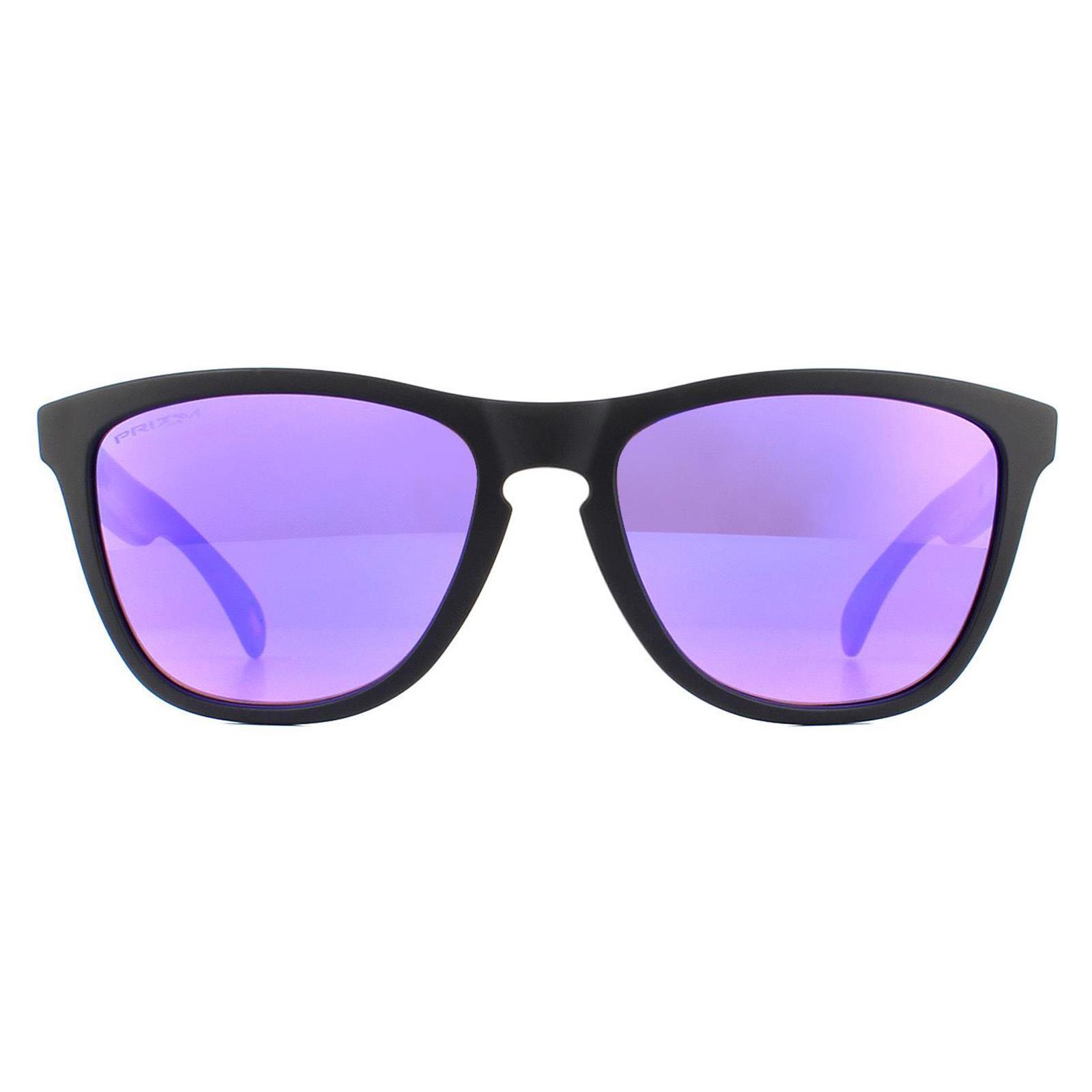 Oakley Frogskins Polished Clear/Prizm Violet