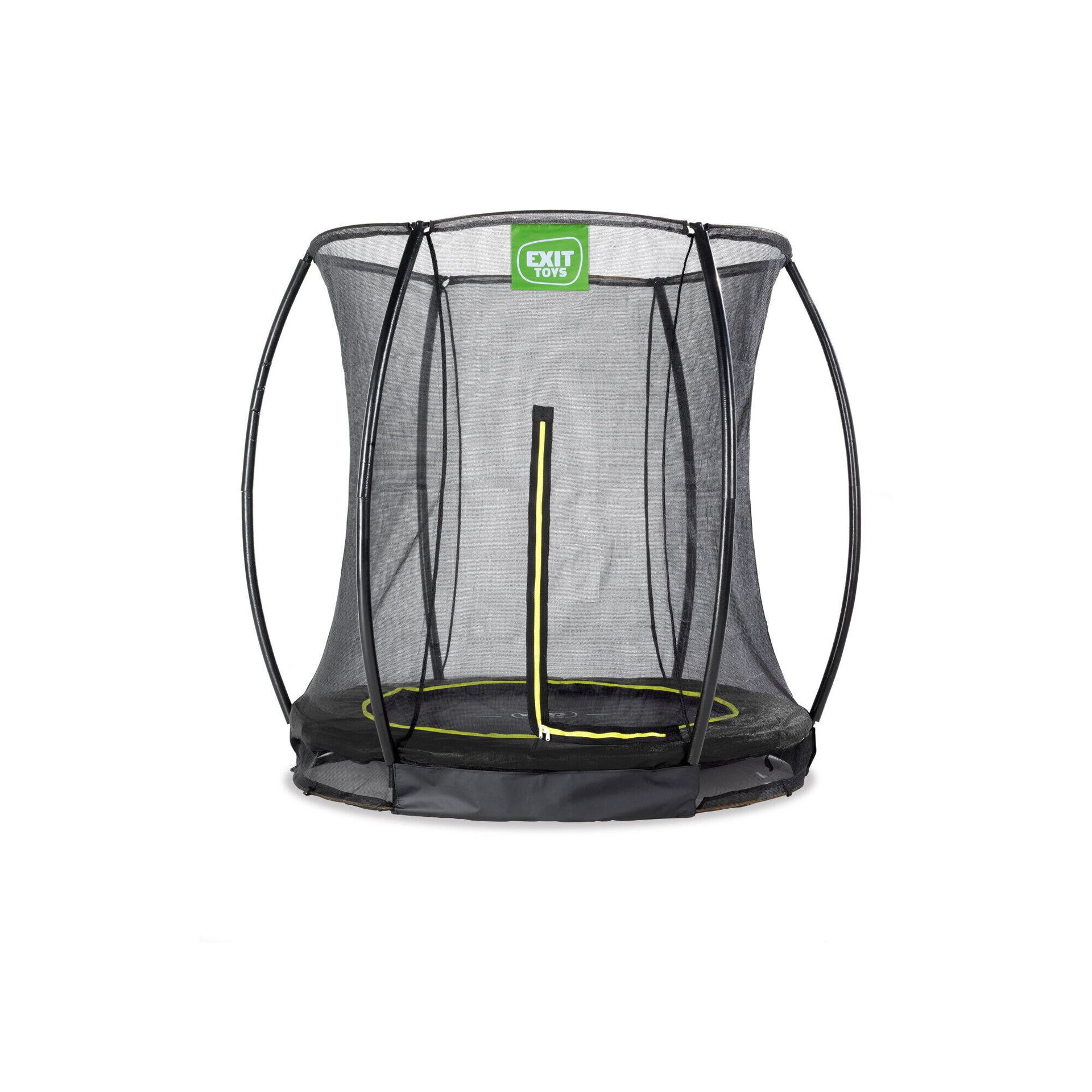 Exit Trampolina naziemna Silhouette ø183cm z siatką zabezpieczającą czarna