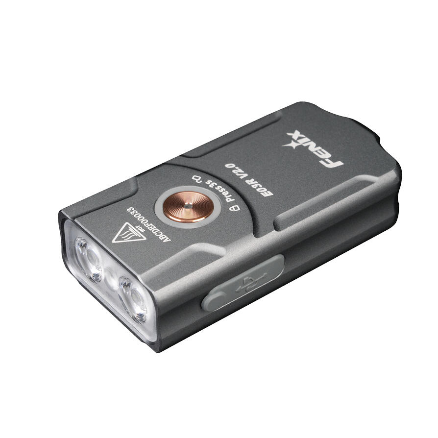 Fenix E03RV20GREY - LED Latarka akumulatorowa LED/USB IP66 500 lm 30 h