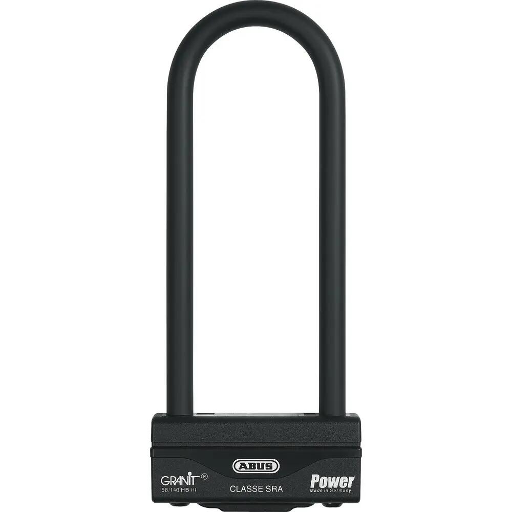 Abus 57149 antivol Moto u granitu power 58/140hb100 III Série Limitée homologué SRA, Noir 57149