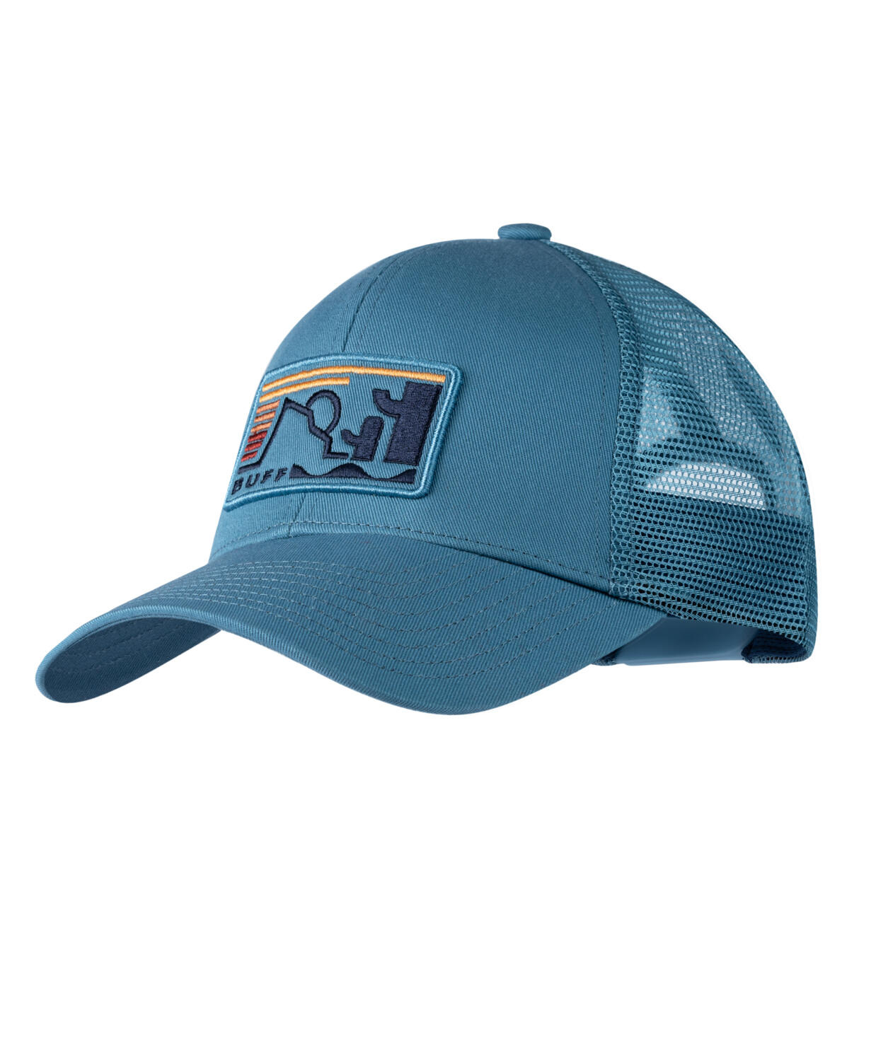 Czapka z daszkiem Buff Explore Trucker Cap - nidus blue L-XL