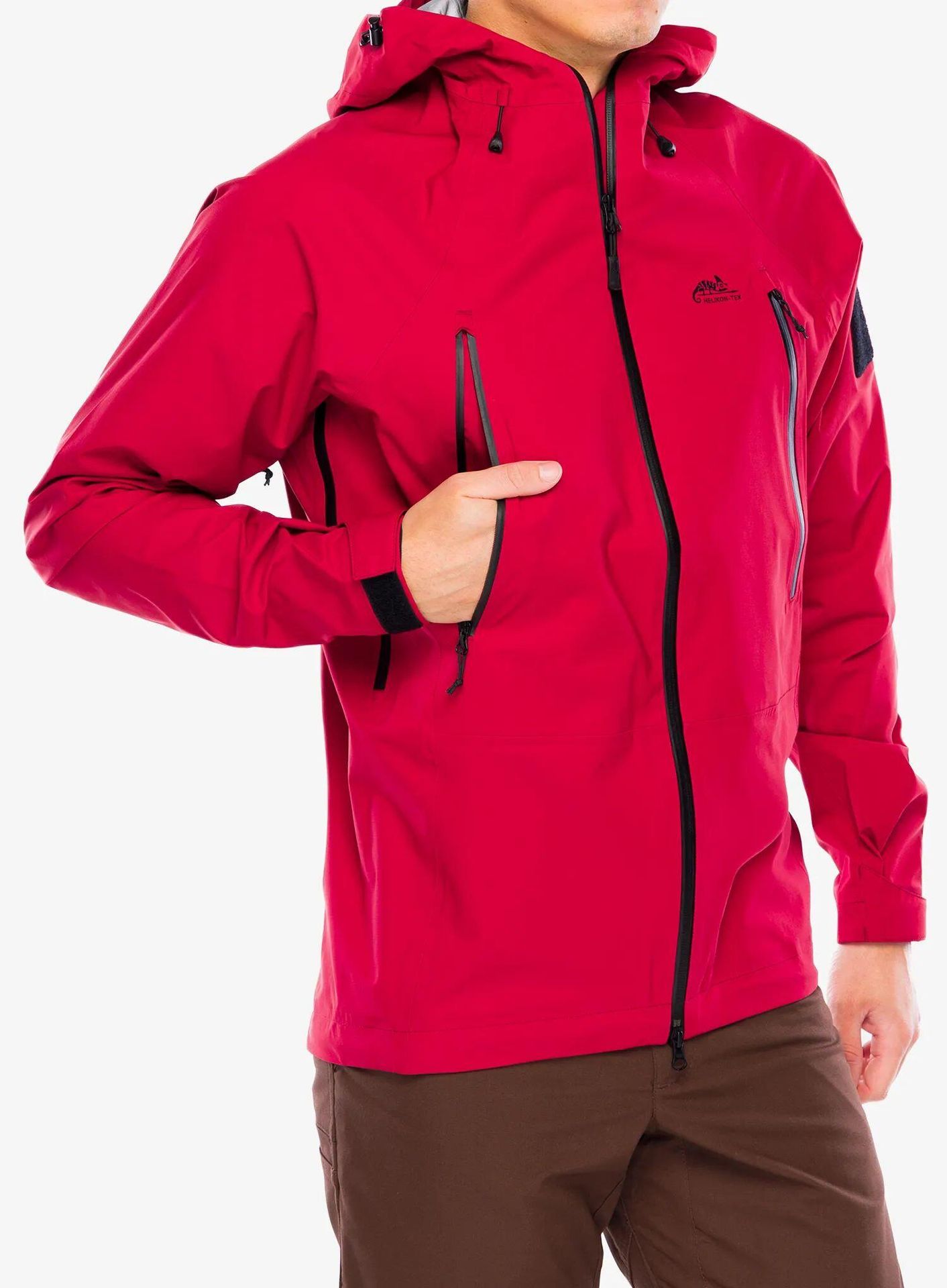 Kurtka męska Helikon-Tex Hardshell SQUALL - TorrentStretch - Crimson Sky