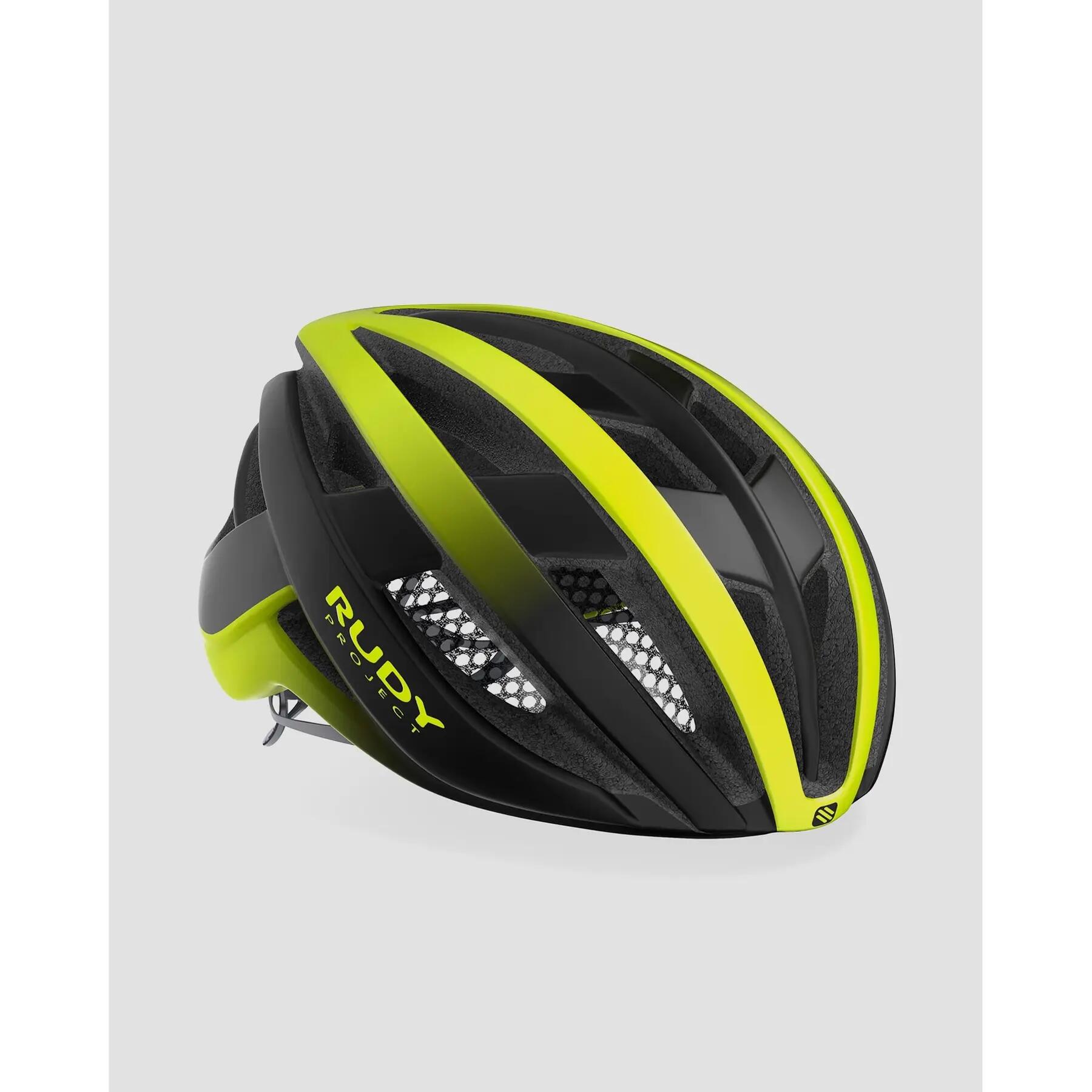 RUDY Project Project Venger Road Kask, yellow fluo/black matte S | 51-55cm 2021 Kaski szosowe HL660120