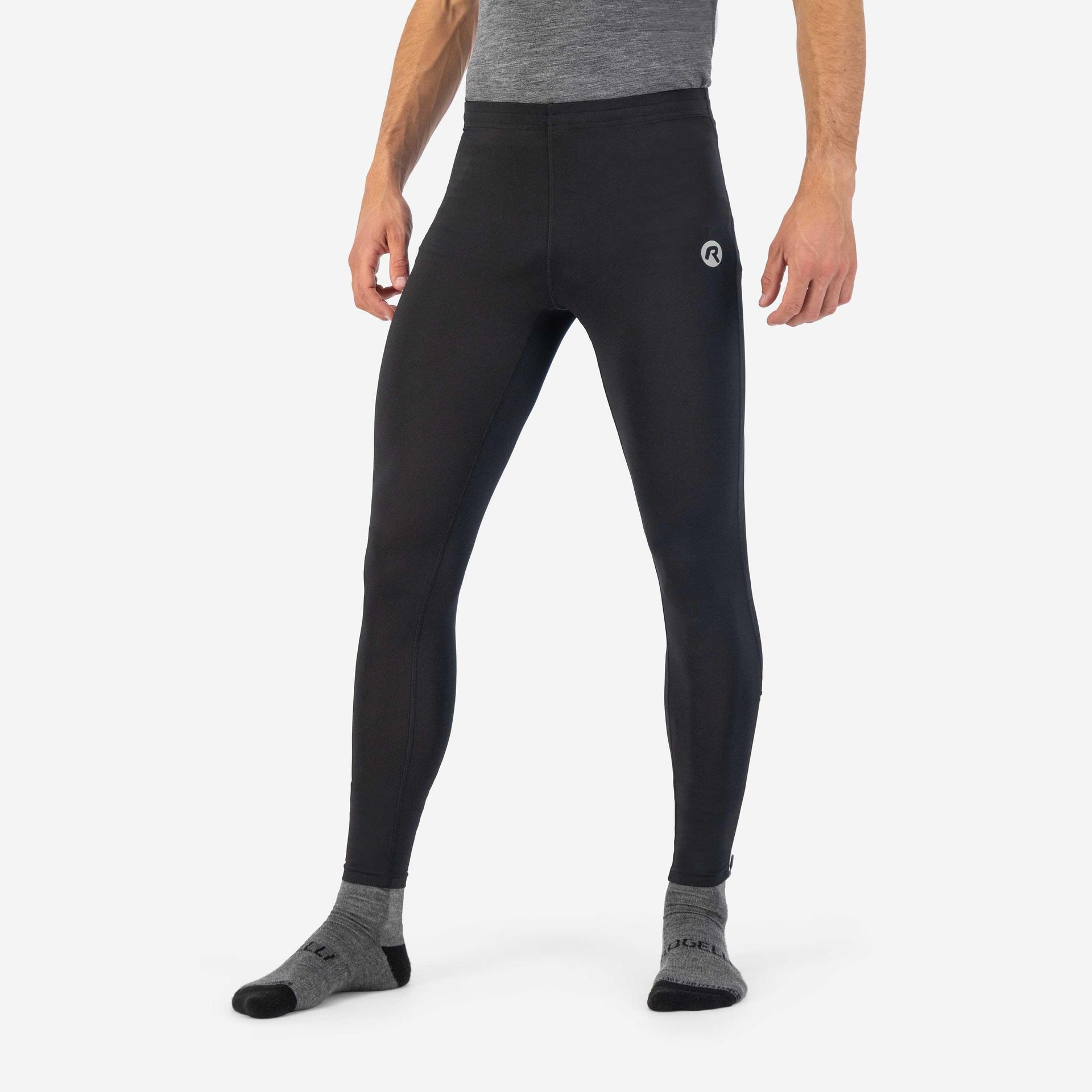 Rogelli męski długie spodnie do biegania boone, 800.000.XS, czarny, XS 800.000.XS