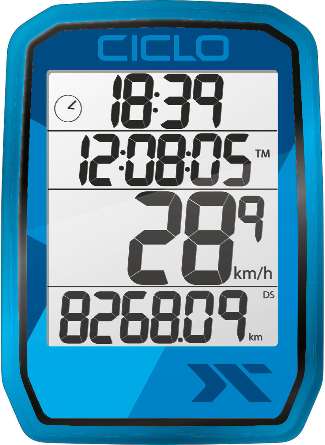 Ciclosport Protos 105 Licznik rowerowy, blue 2021 Liczniki rowerowe 10151051
