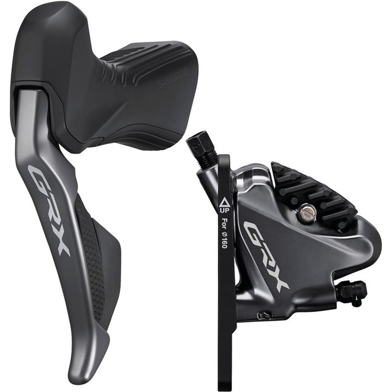 Shimano GRX Di2 ST-RX815/BR-RX810 Hamulec tarczowy Koło tylne, czarny/szary 2021 Hamulce tarczowe I-RX815DRRDSC170
