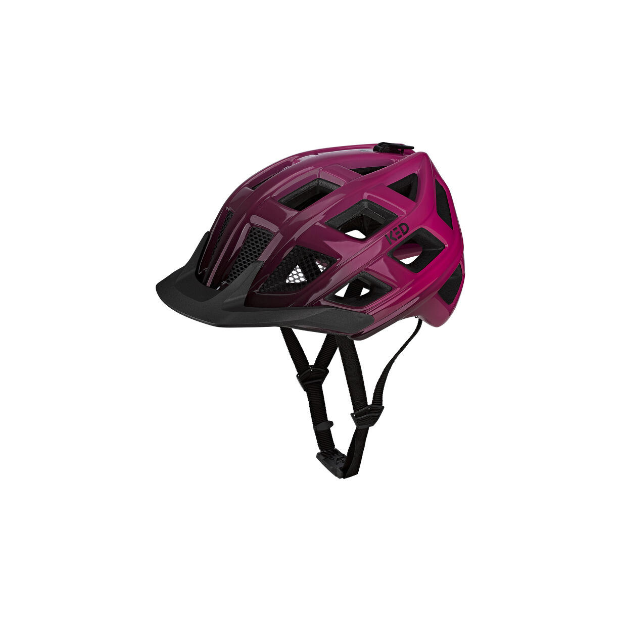 Kask rowerowy MTB Crom, różowy/czarny