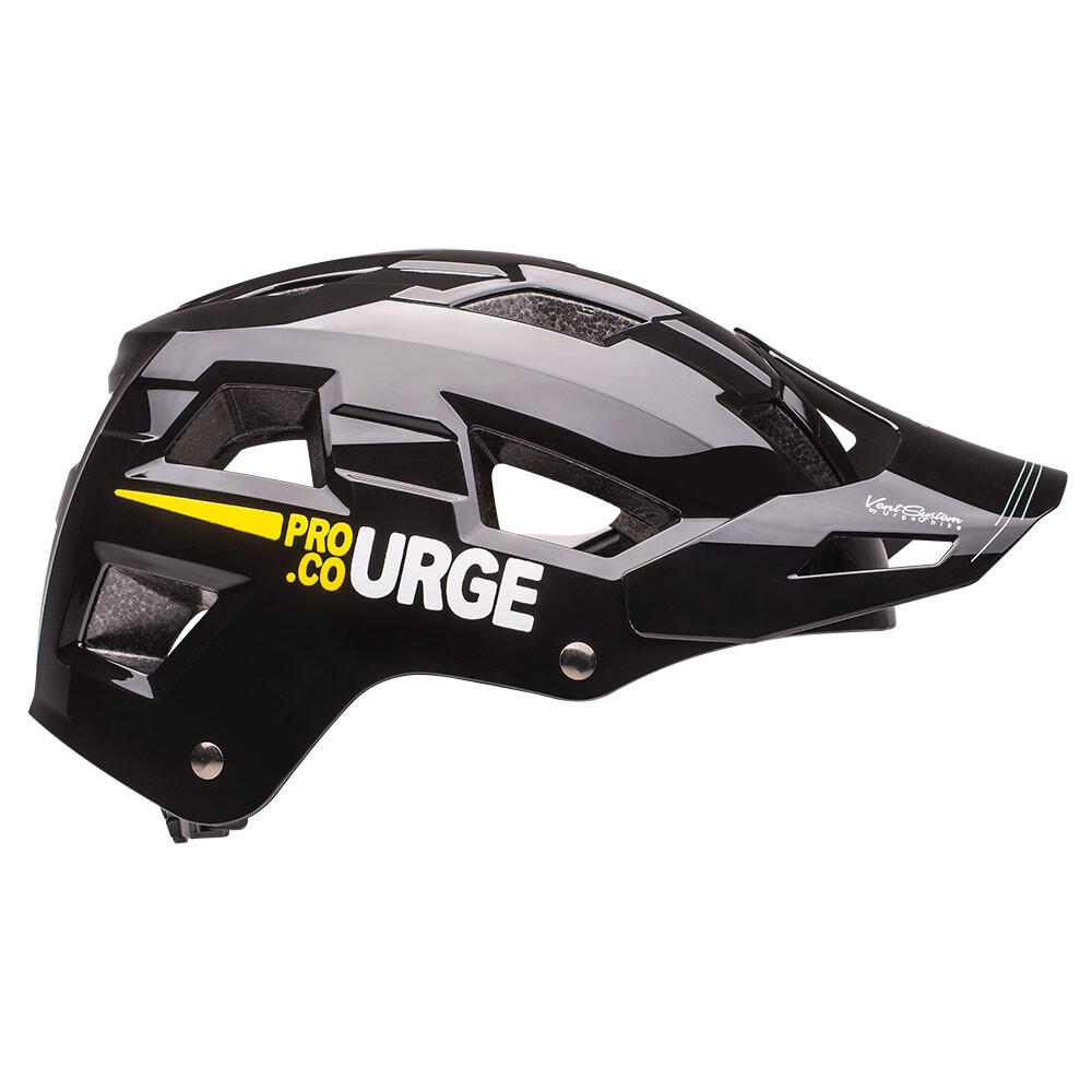 Kask rowerowy górski Venturo Gloss Black