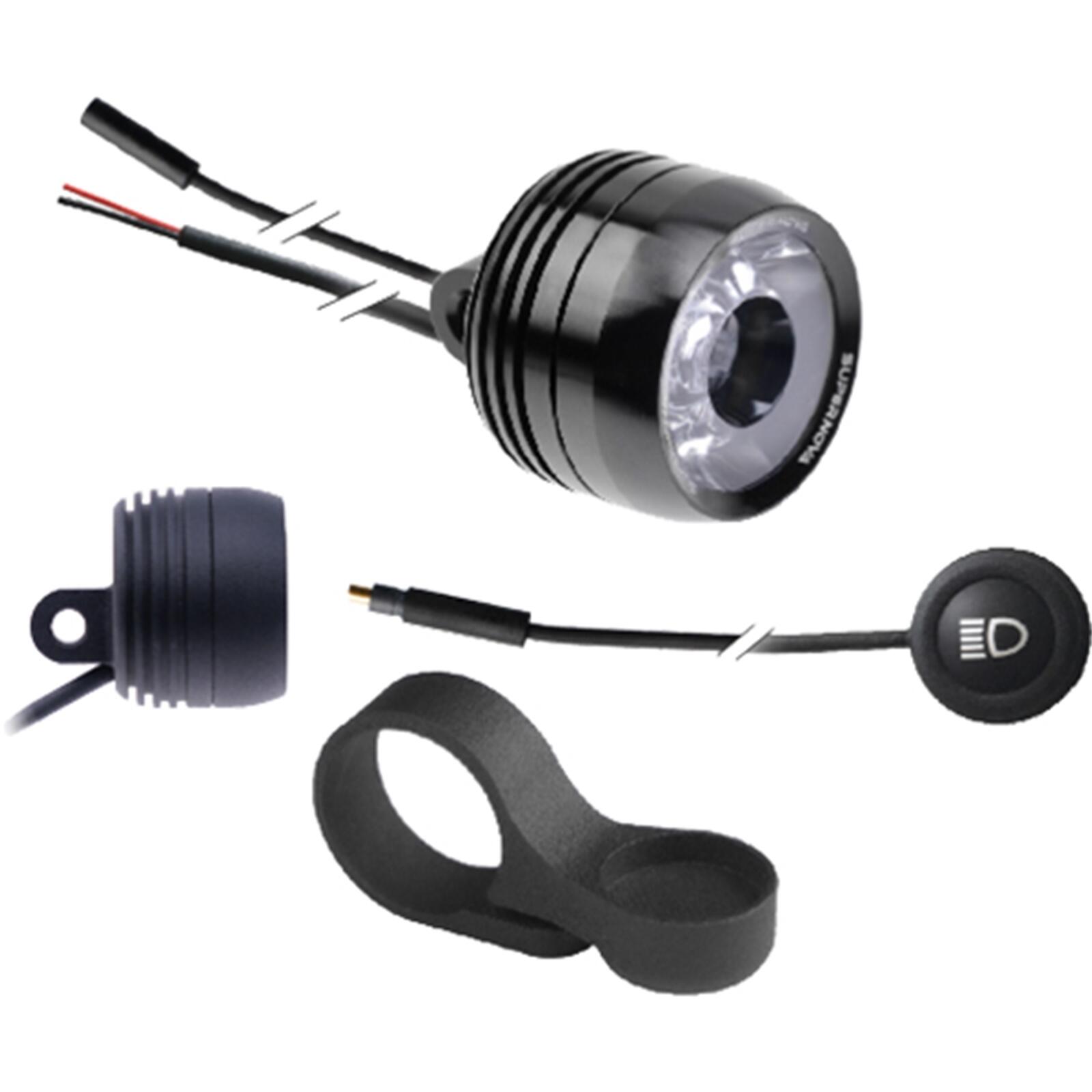 PRO Supernova Supernova Mini 2 E-Bike Front Light, black 2021 Oświetlenie do rowerów elektrycznych U-MINI2P-BLK
