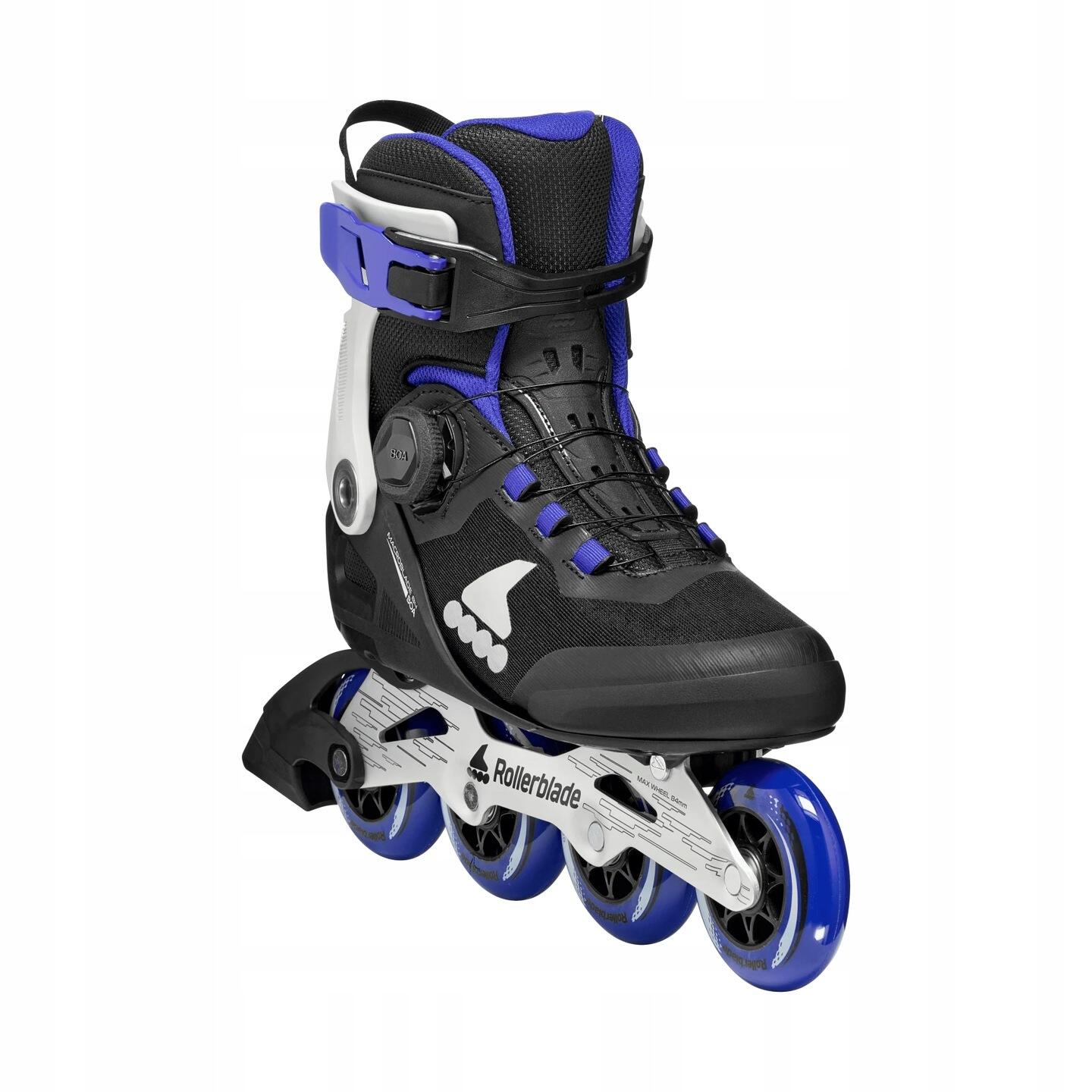 Rolki męskie Rollerblade Macroblade 84 Boa Black/Blue/Bone White EUR 47