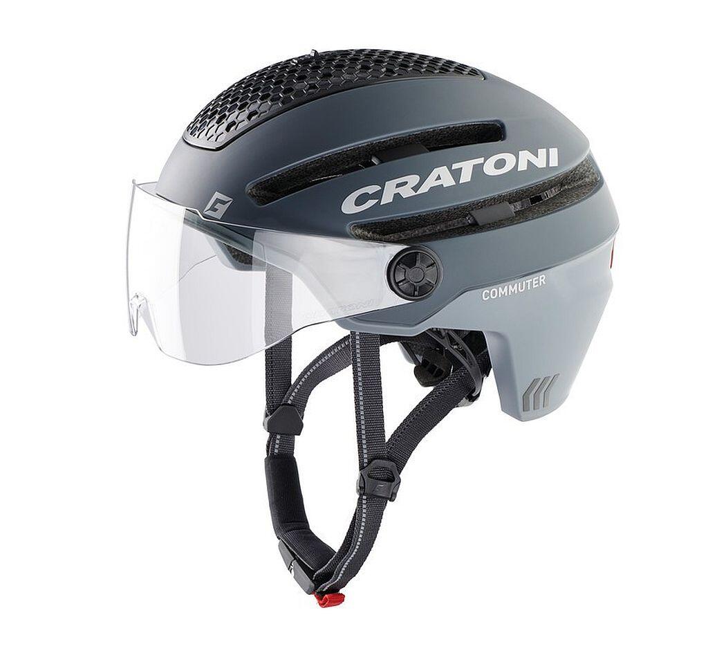 Kask rowerowy Commuter szary mat