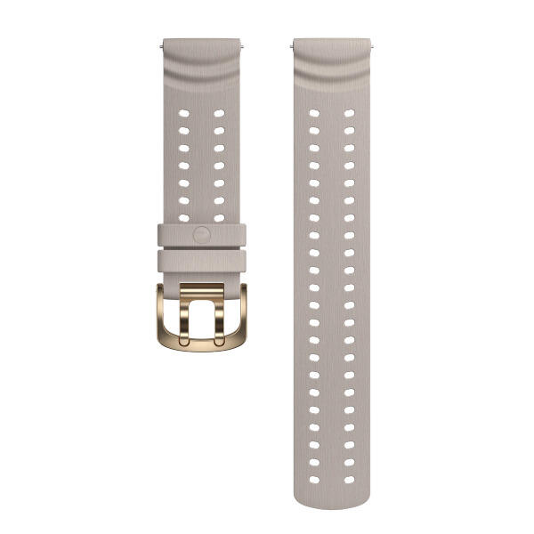 Polar silicone sports bracelet 22 mm, greige / sand, S-L