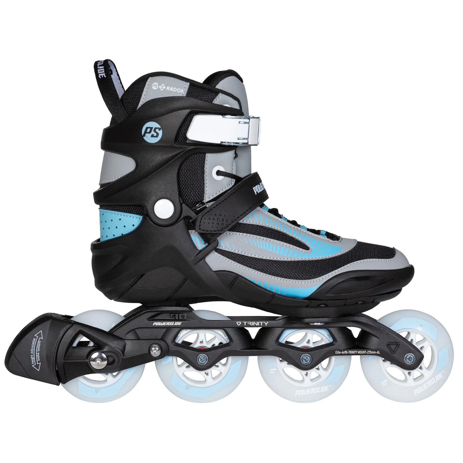 Rolki damskie Powerslide Phuzion Radon Slate Grey 84 EUR 38