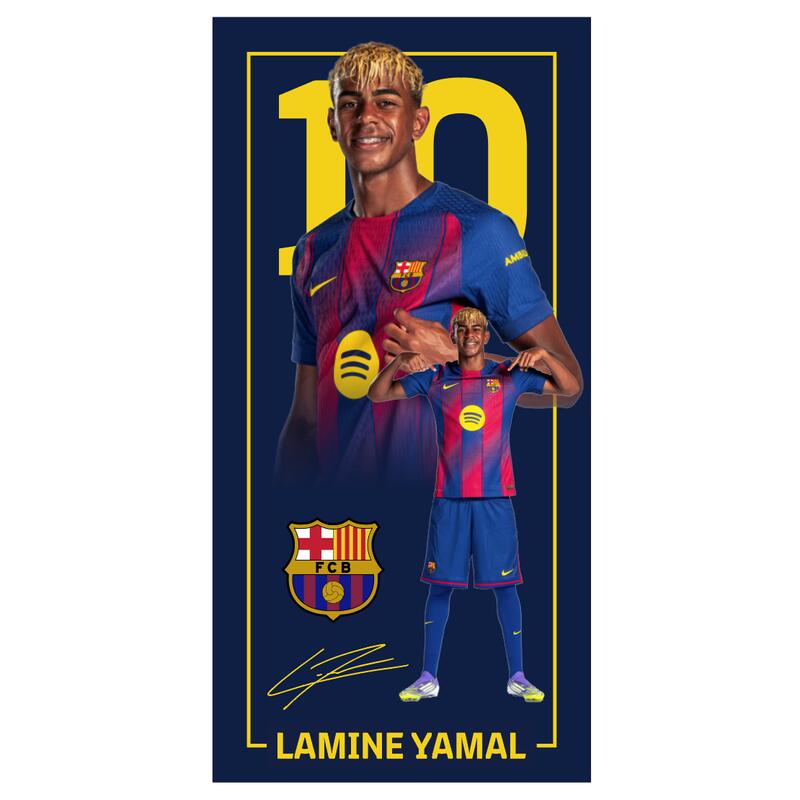 FC Barcelona ręcznik plażowy Yamal mikrofibra 70X140 124609 wielokolorowy