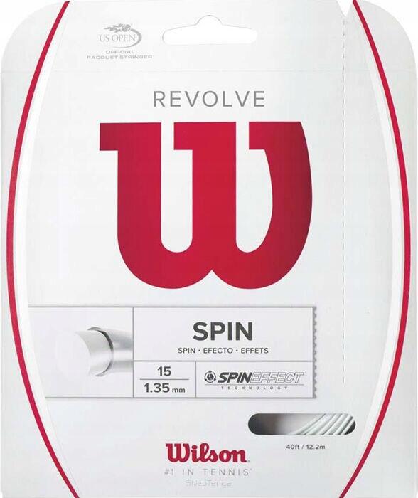 Naciąg tenisowy Wilson  Revolve  Biały, 1,25 mm