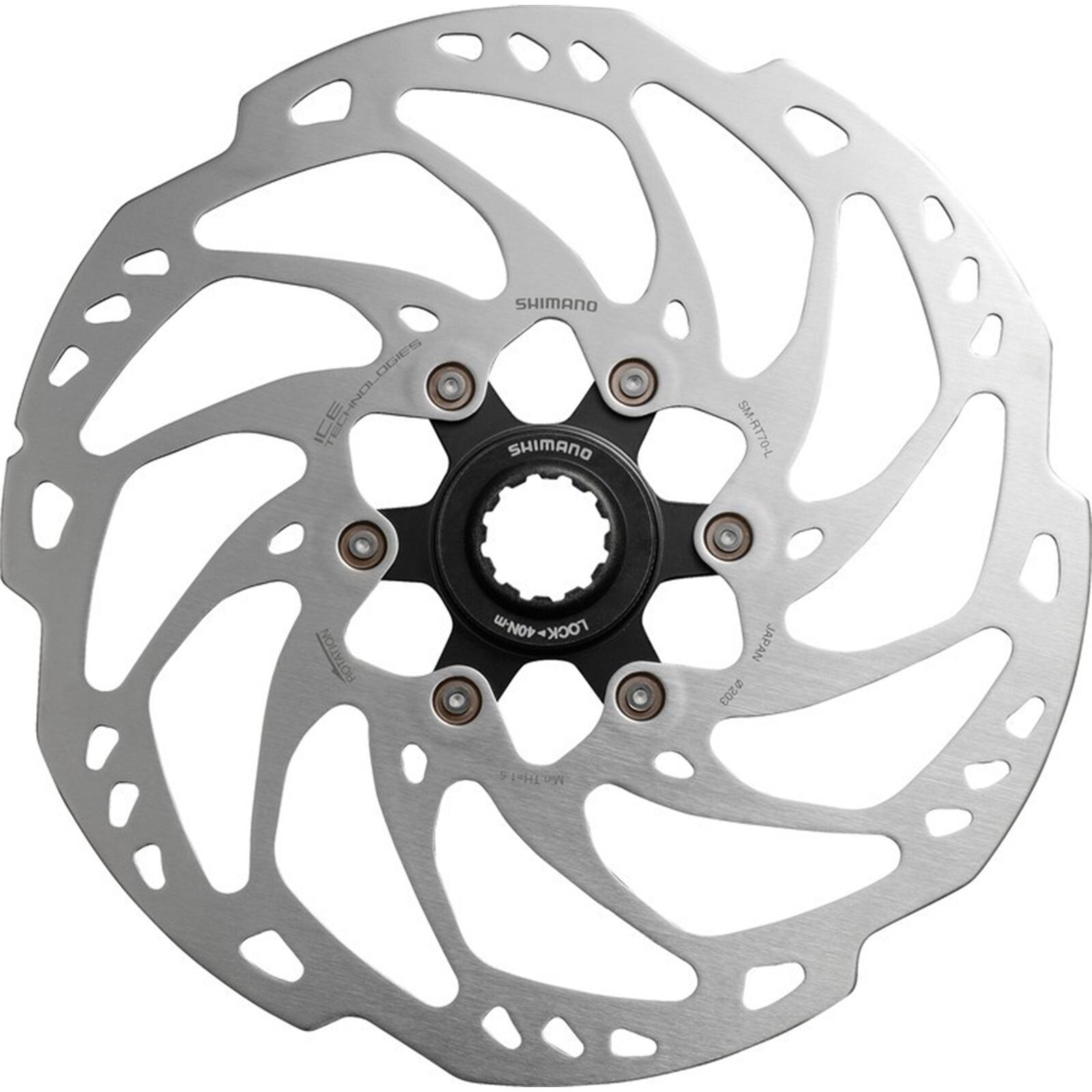 Shimano Tarcza hamulcowa SLX SM-RT70 czarny-srebrny / Rozmiar: 203 mm ISMRT70L