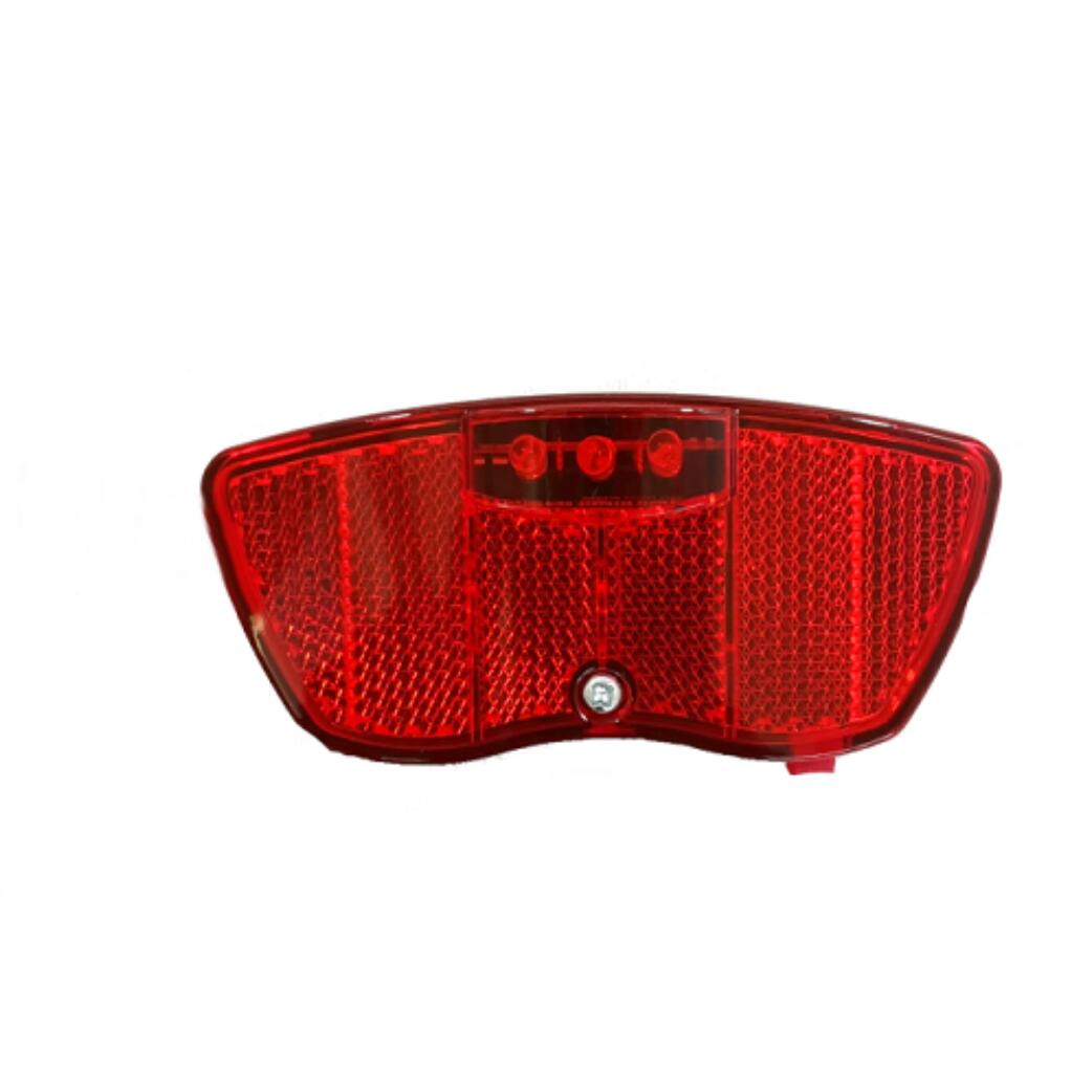 Falkx tylne światło LED mocowanie 80 mm baterie w zestawie
