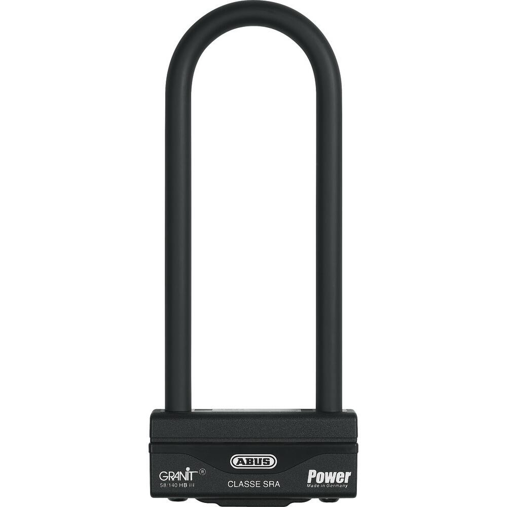Abus 57163 antivol Moto u granitu power 58/140hb210 III Série Limitée homologué SRA ET NF ffmc Noir 57163