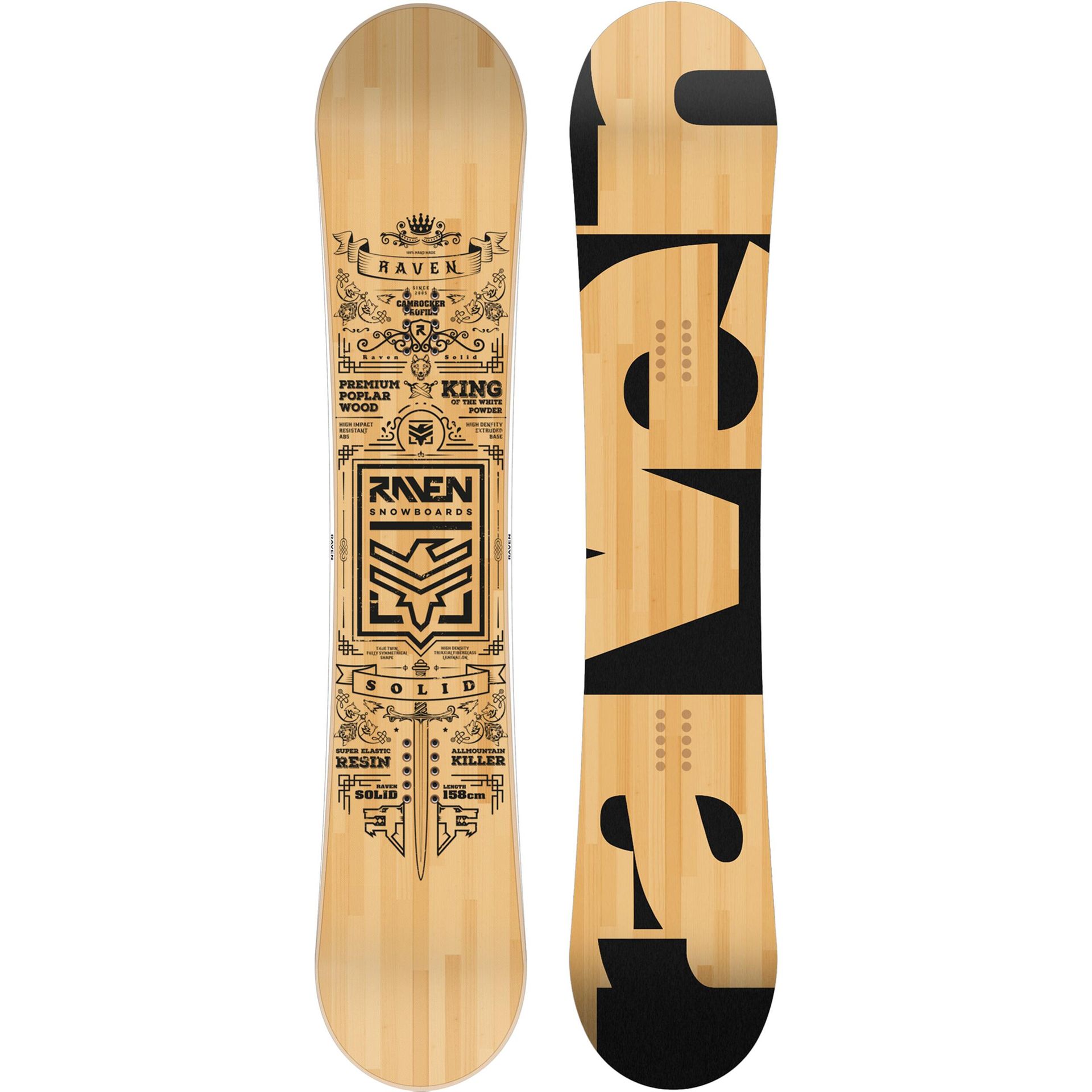 Raven, Deska, Solid Classic 2022 159 cm